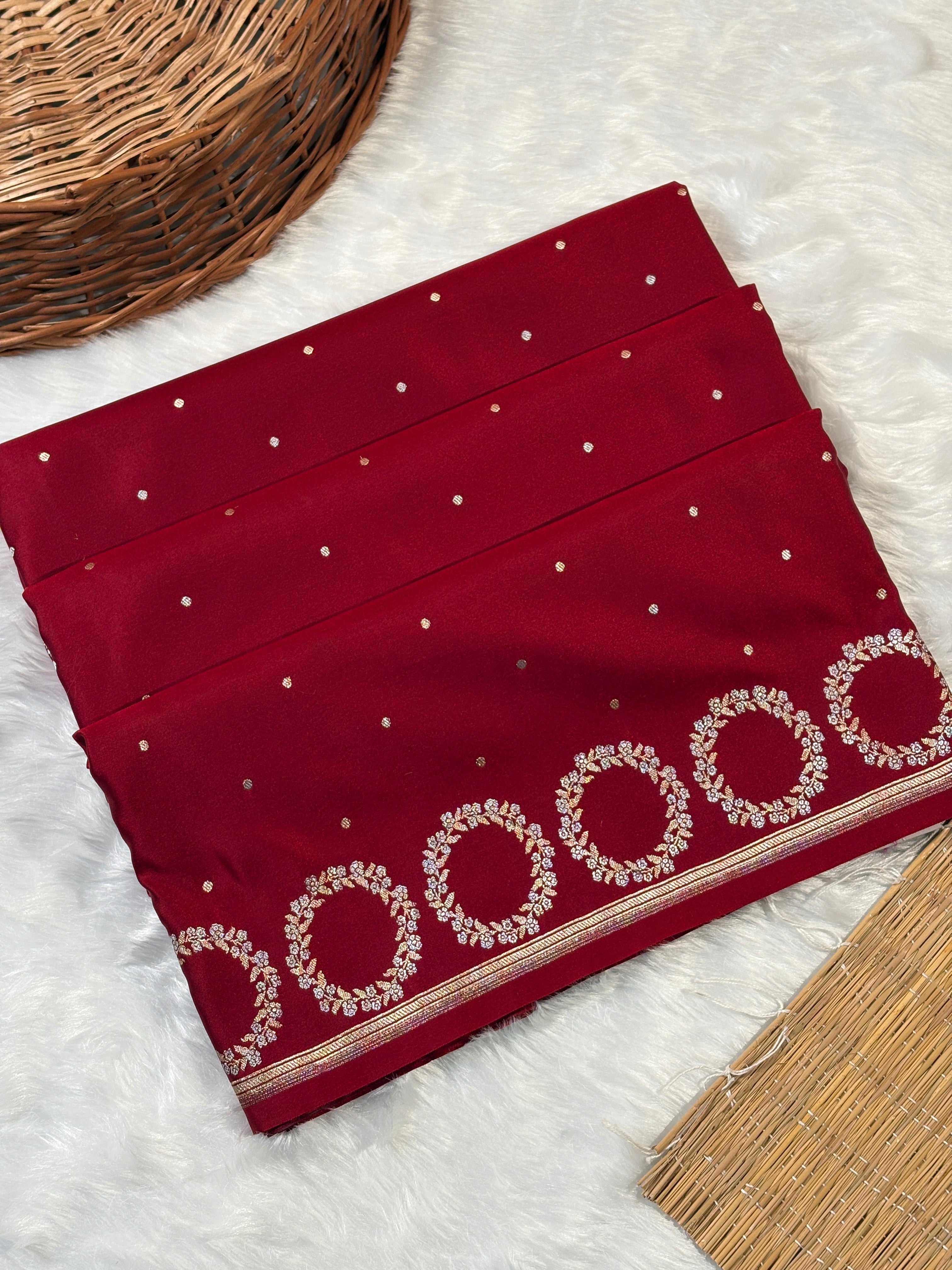 Premium Mashru Katan Banarasi Saree