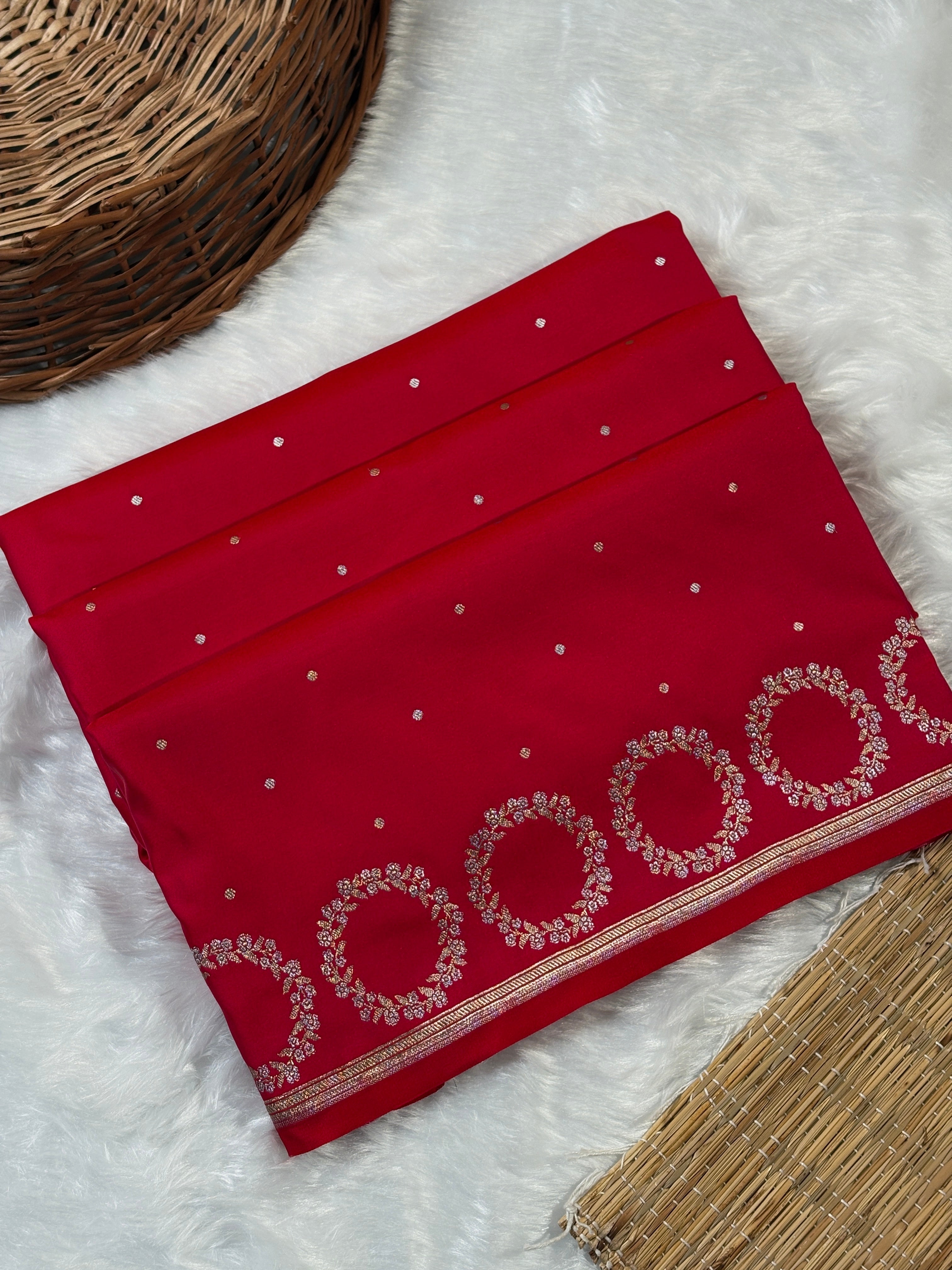 Premium Mashru Katan Banarasi Saree