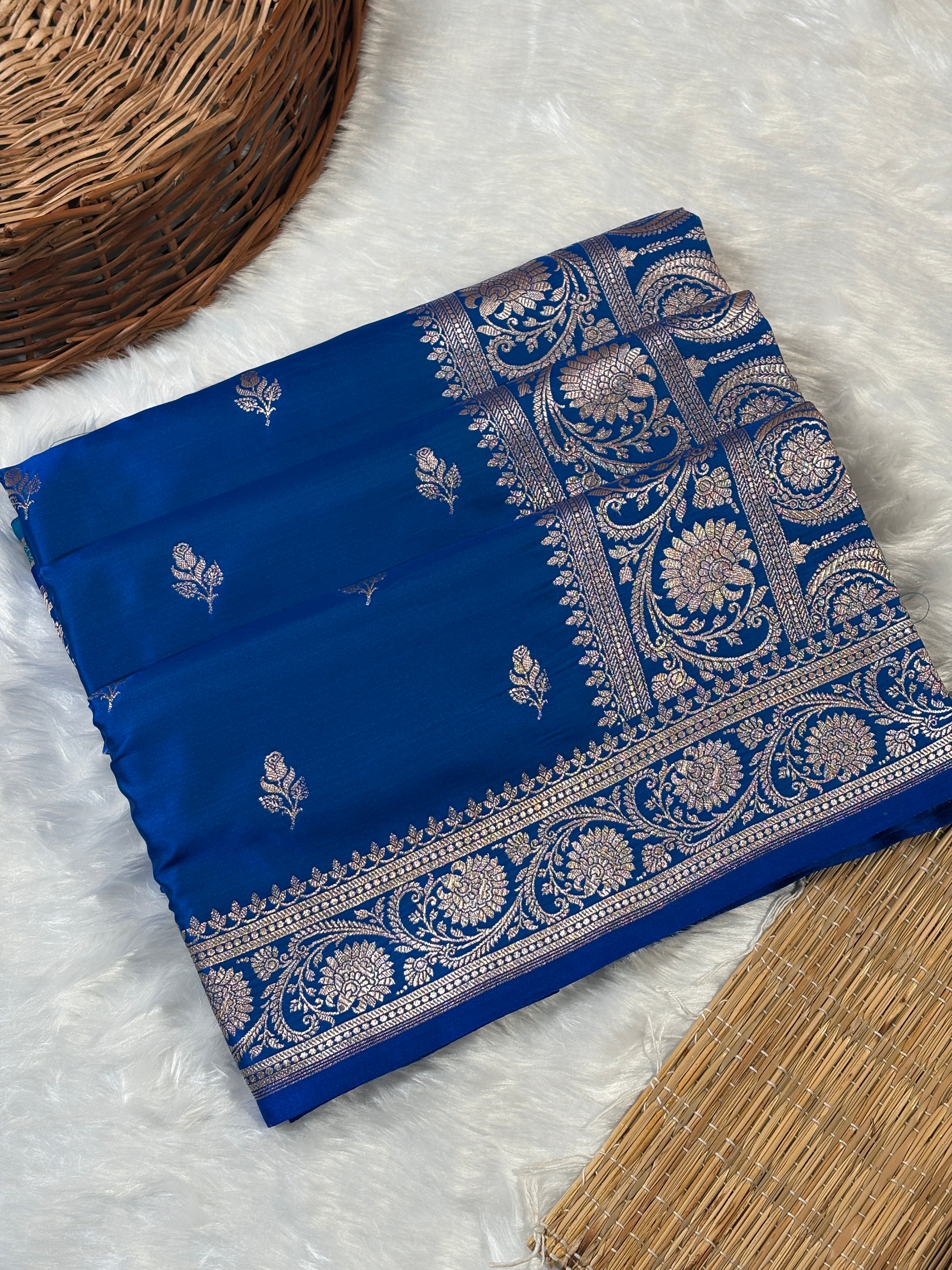 Mashru Katan Banarasi Saree