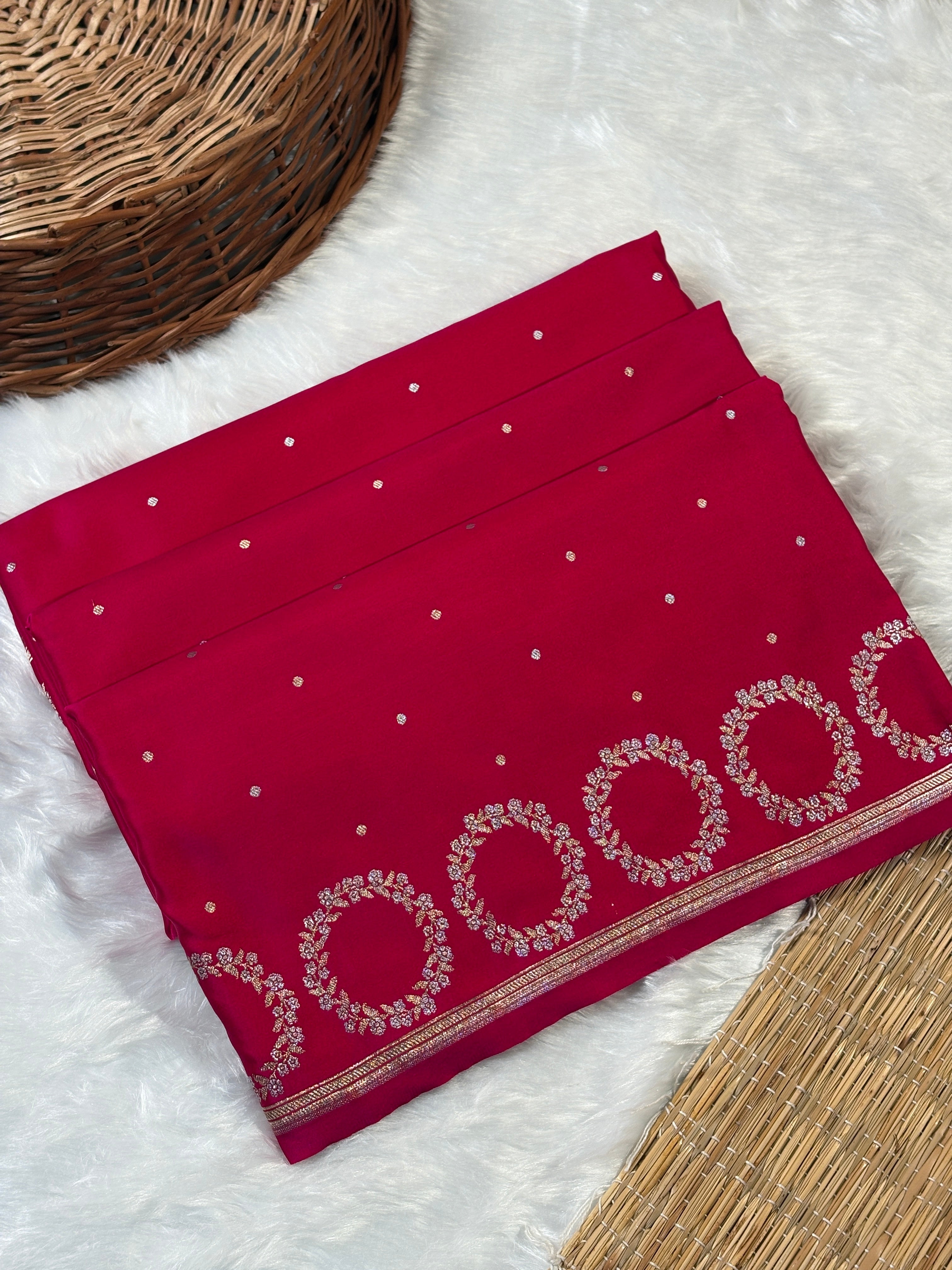 Premium Mashru Katan Banarasi Saree