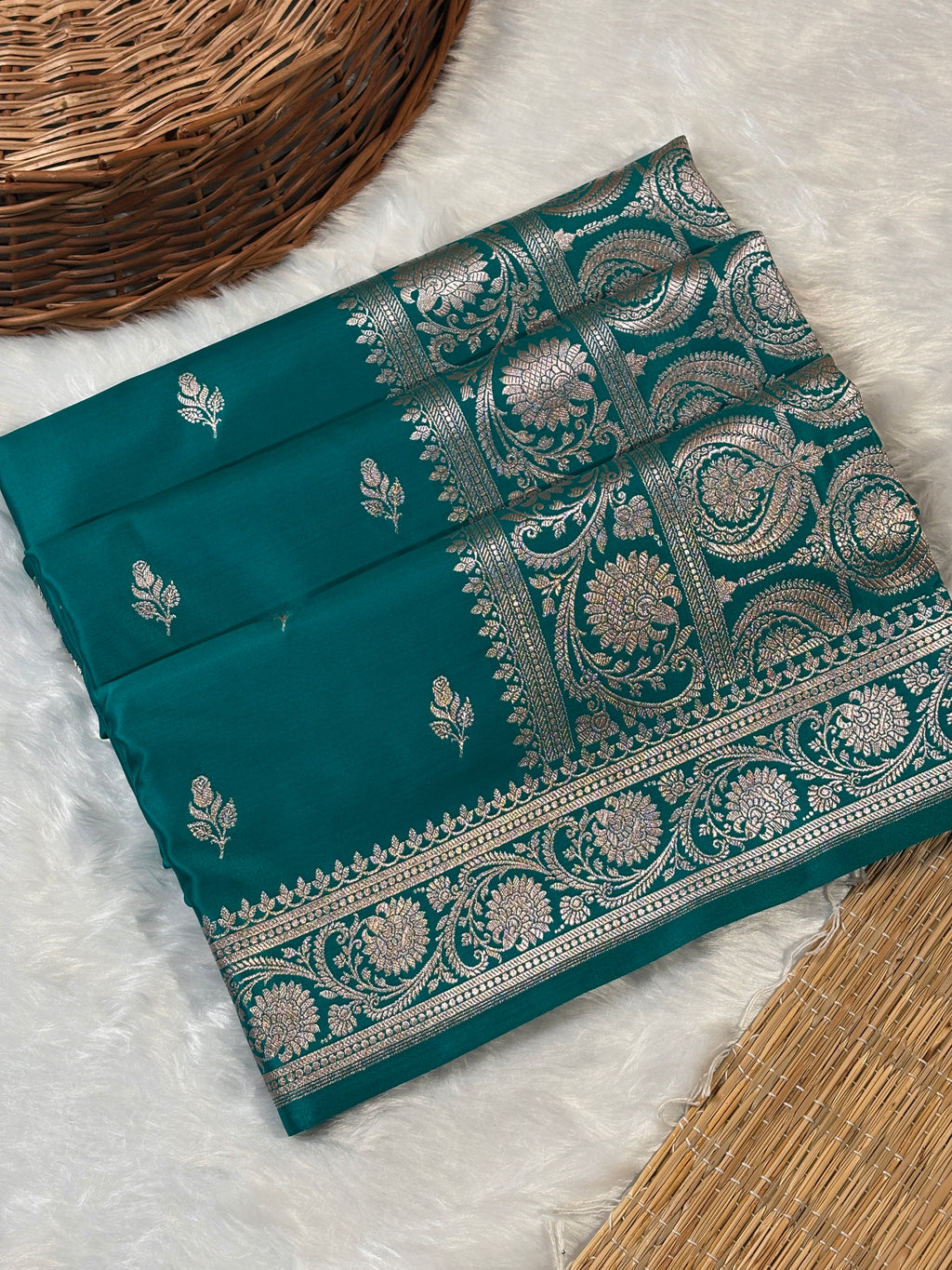 Mashru Katan Banarasi Saree