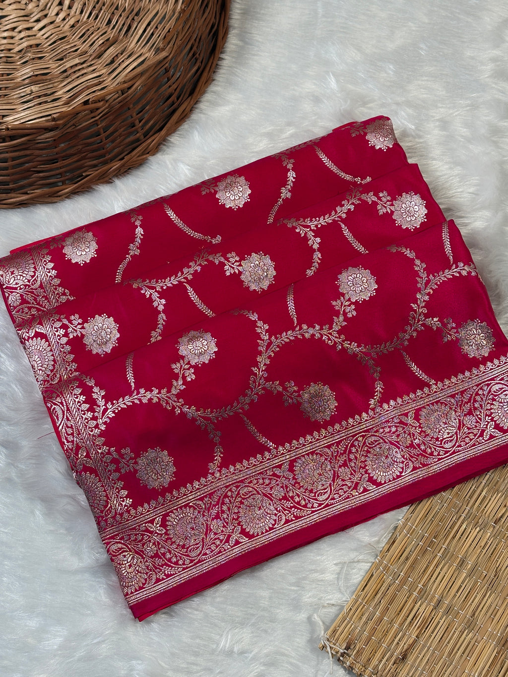 Mashru Katan Banarasi Saree