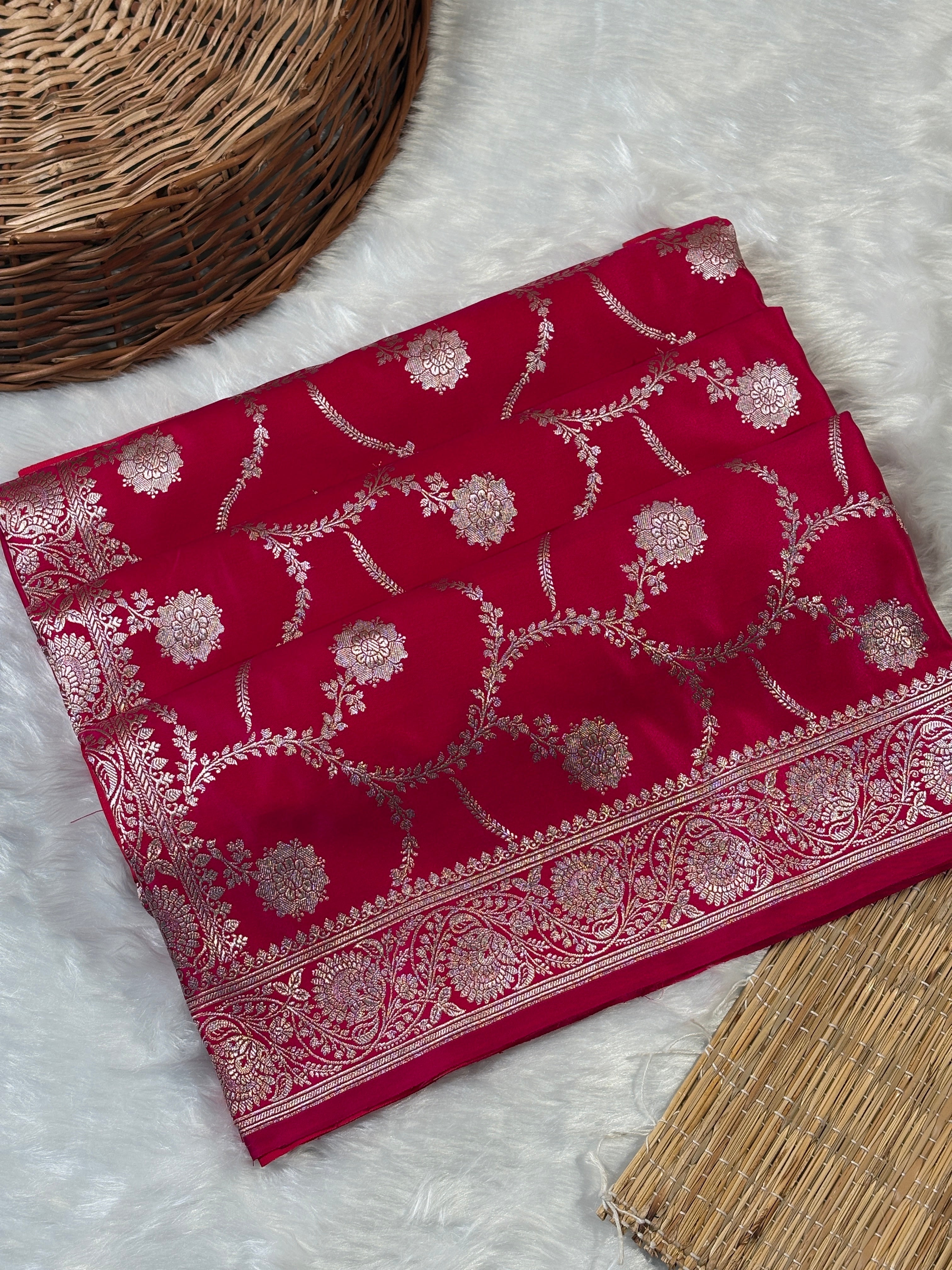 Mashru Katan Banarasi Saree