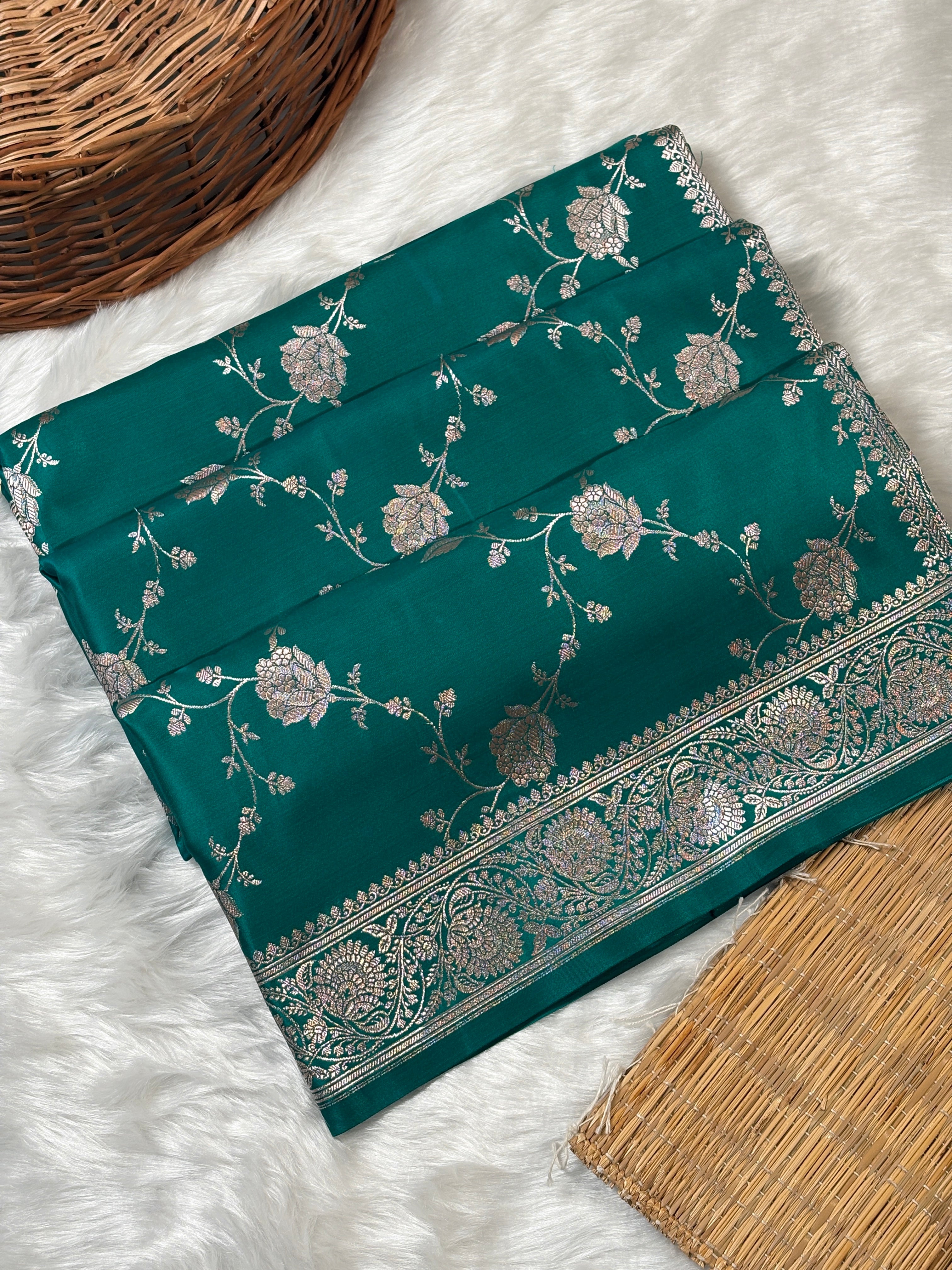 Mashru Katan Banarasi Saree