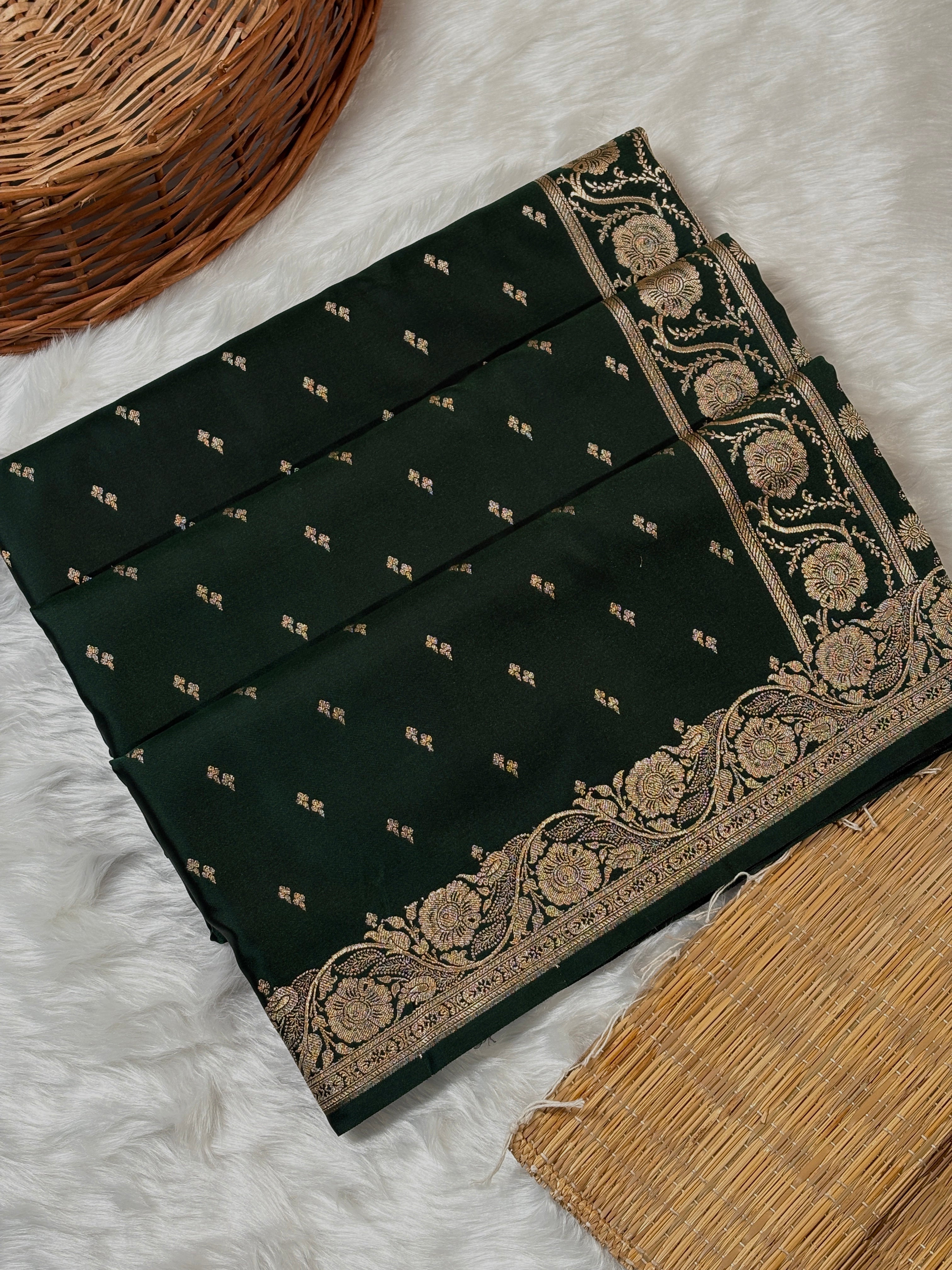 Mashru Katan Banarasi Saree