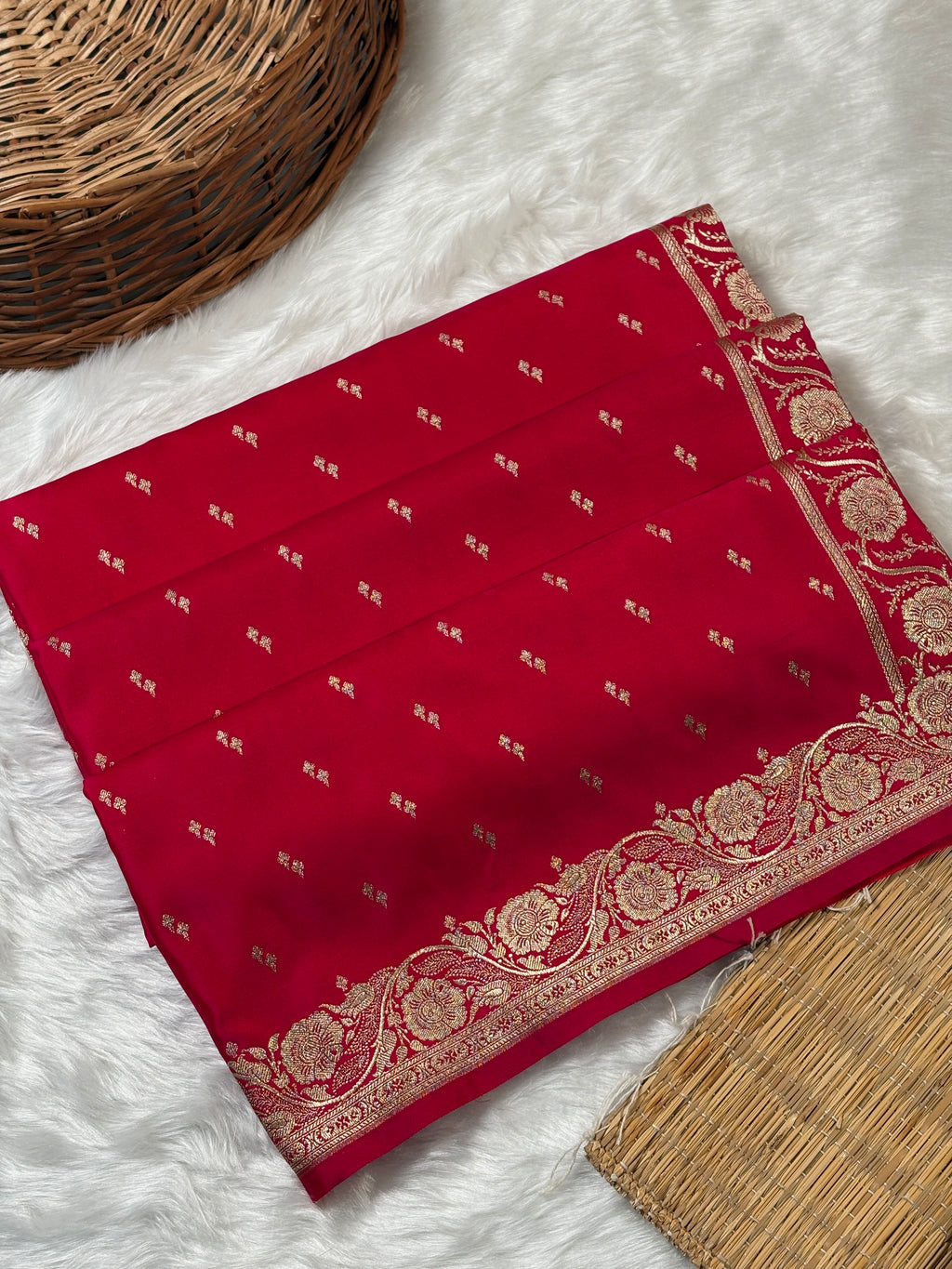 Mashru Katan Banarasi Saree