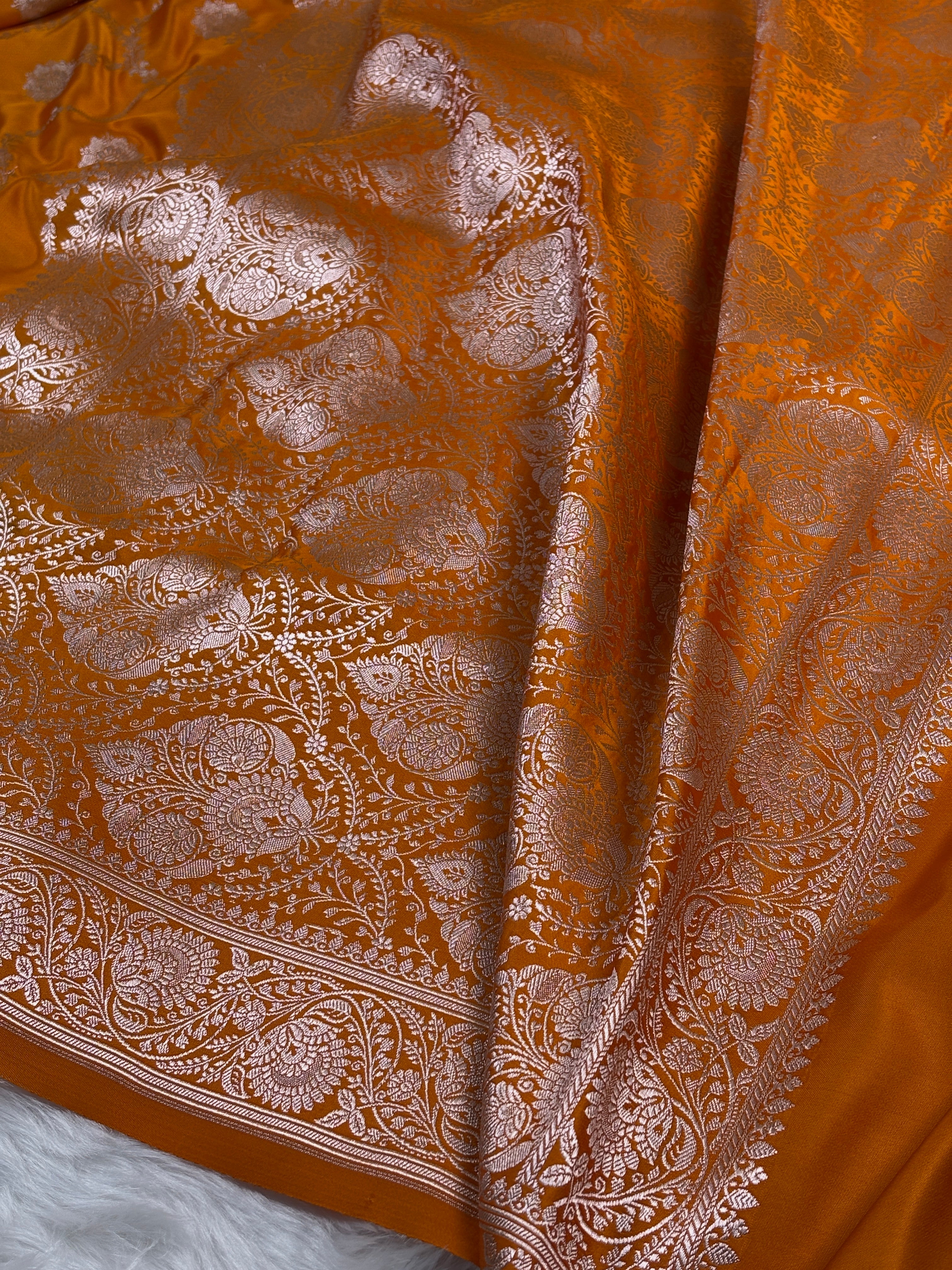 Mashru Katan Banarasi Saree