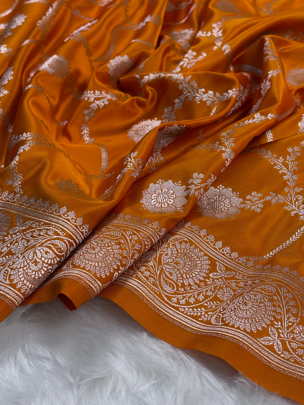 Mashru Katan Banarasi Saree