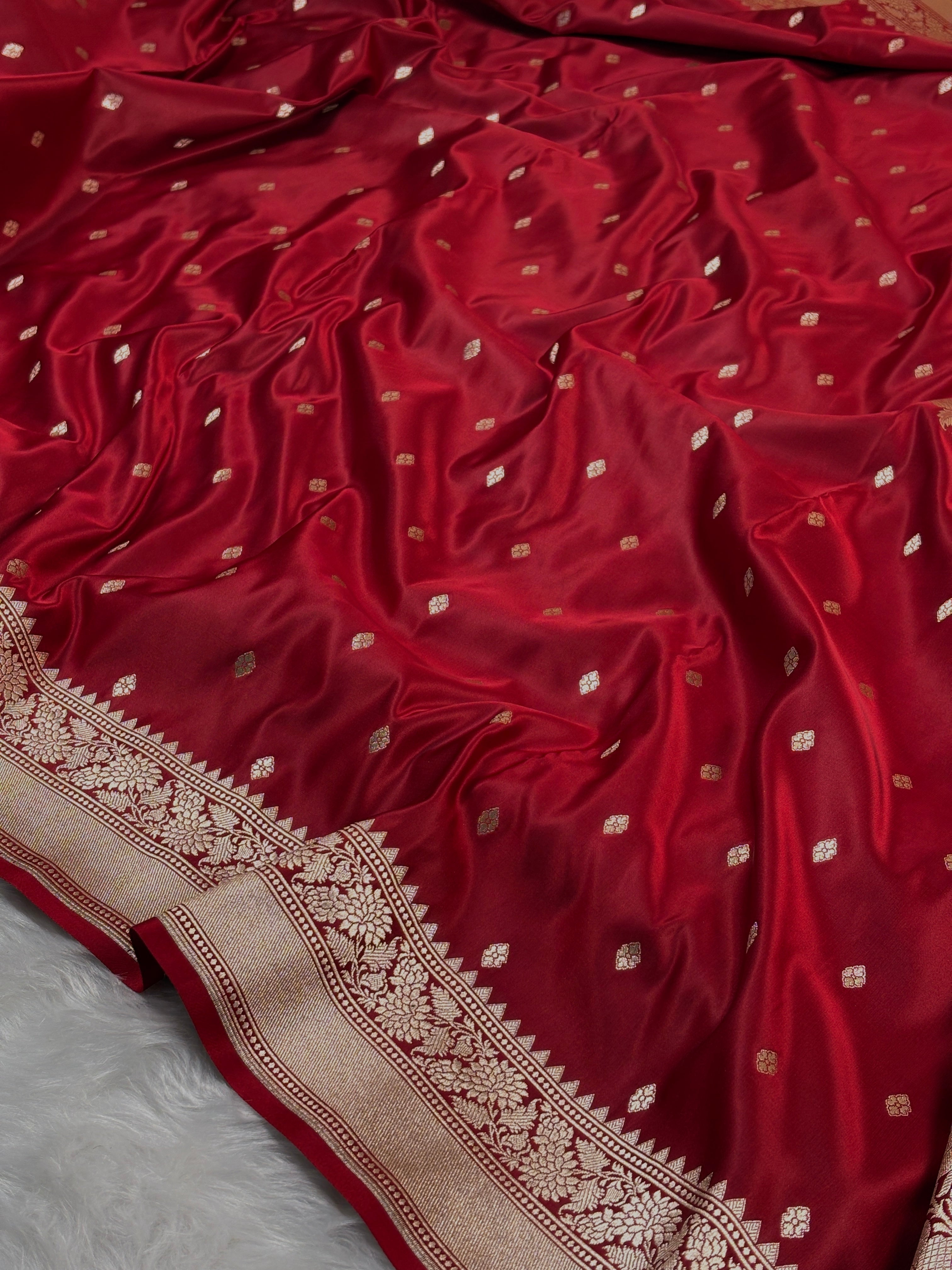 Premium Mashru Katan Banarasi Saree