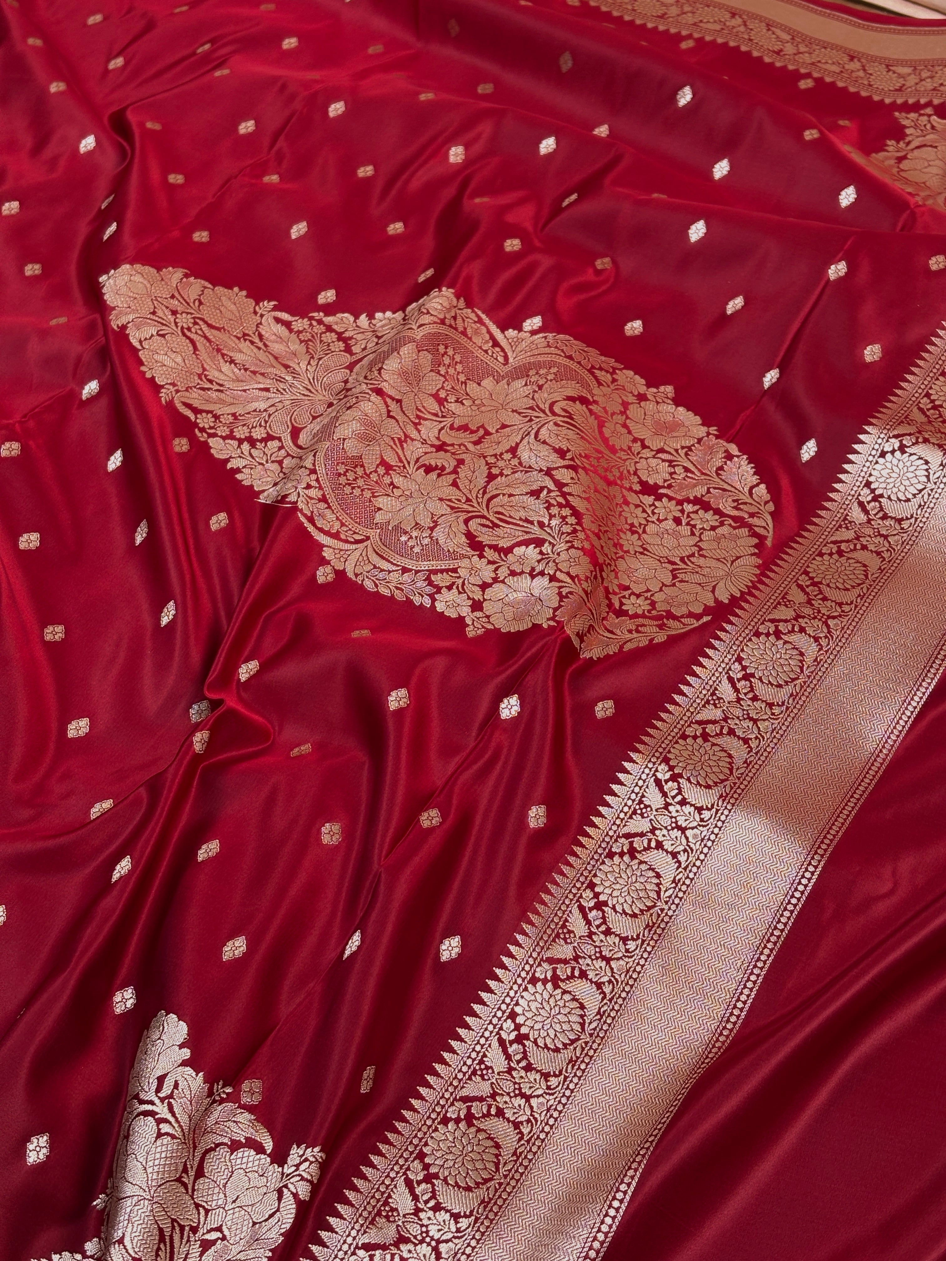 Premium Mashru Katan Banarasi Saree