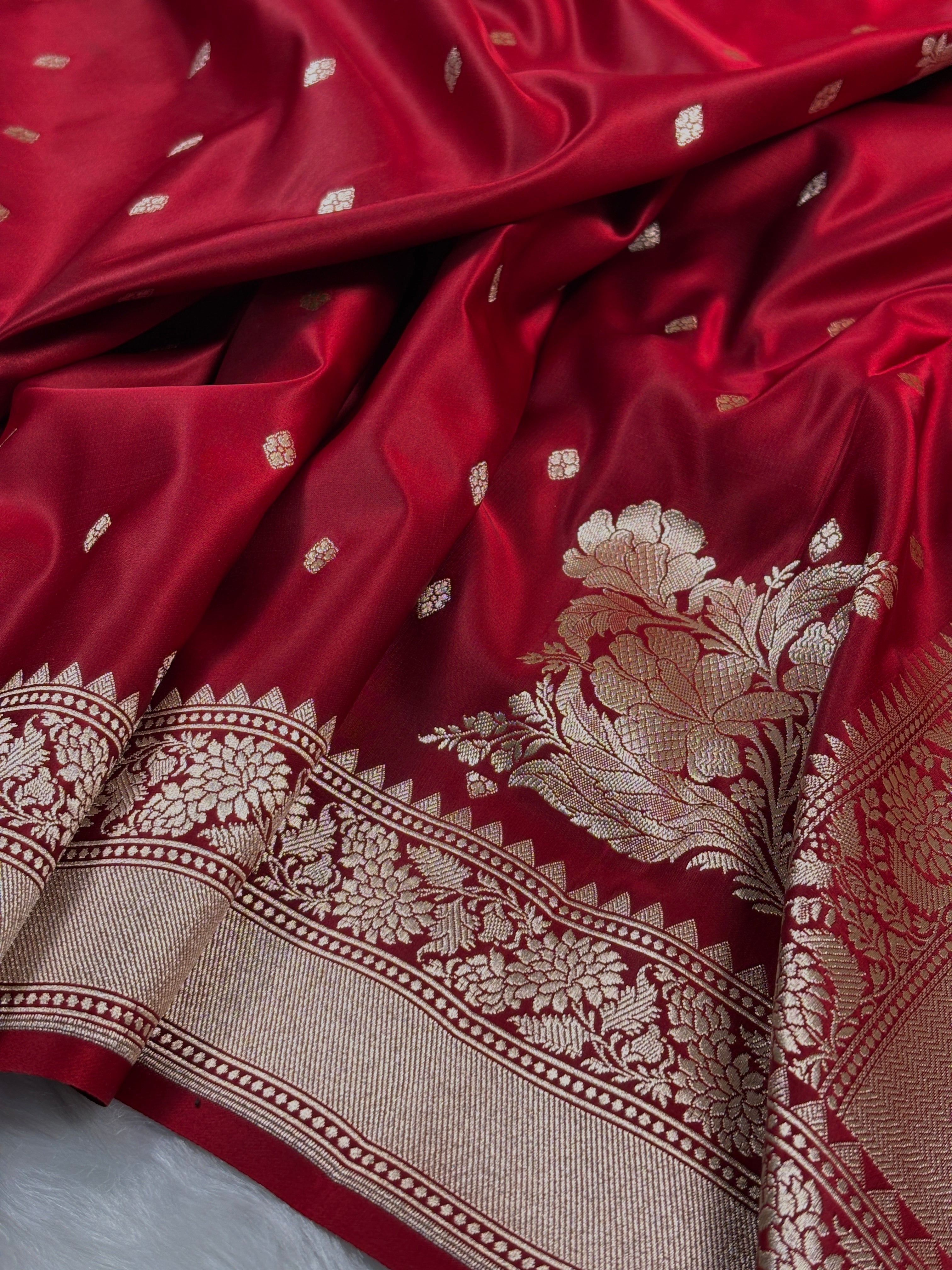 Premium Mashru Katan Banarasi Saree