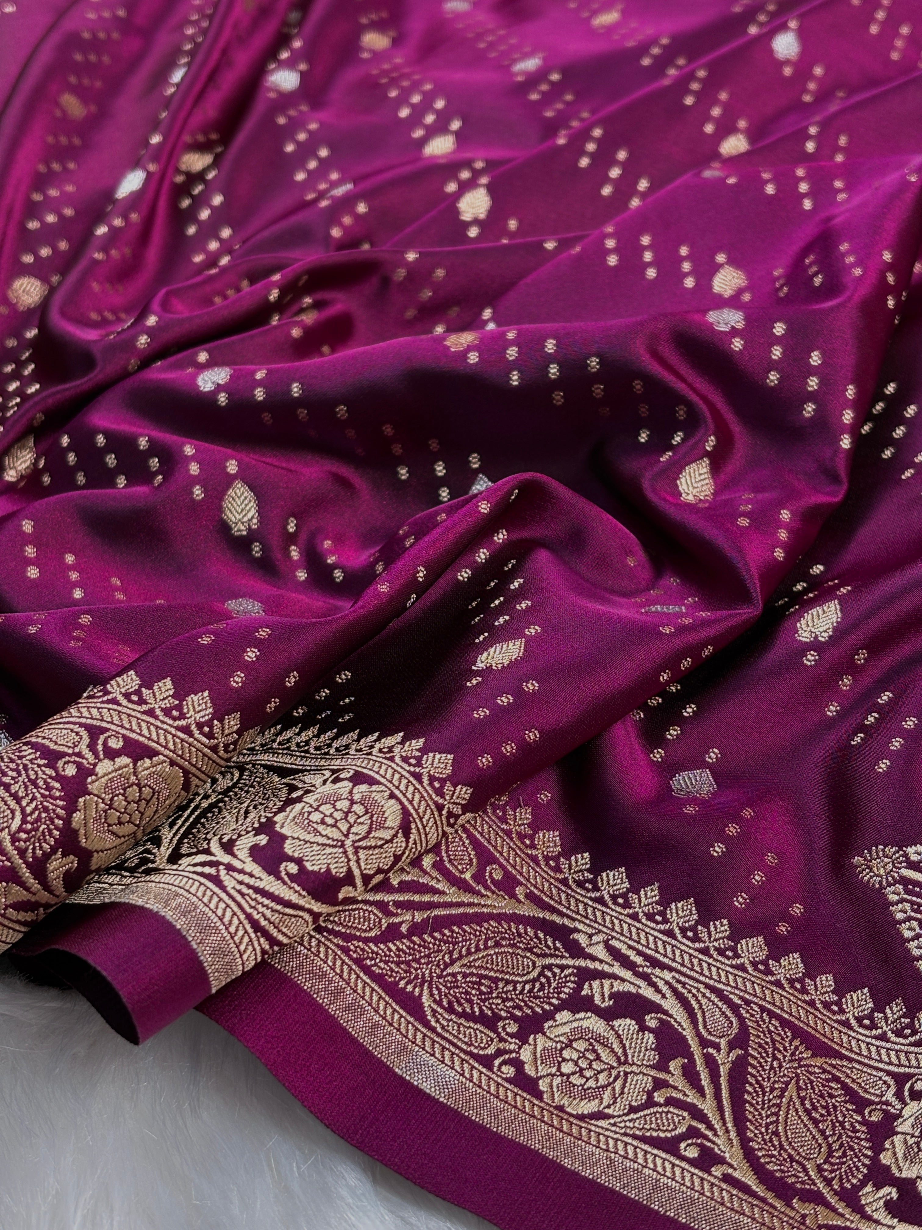 Mashru Katan Banarasi Saree
