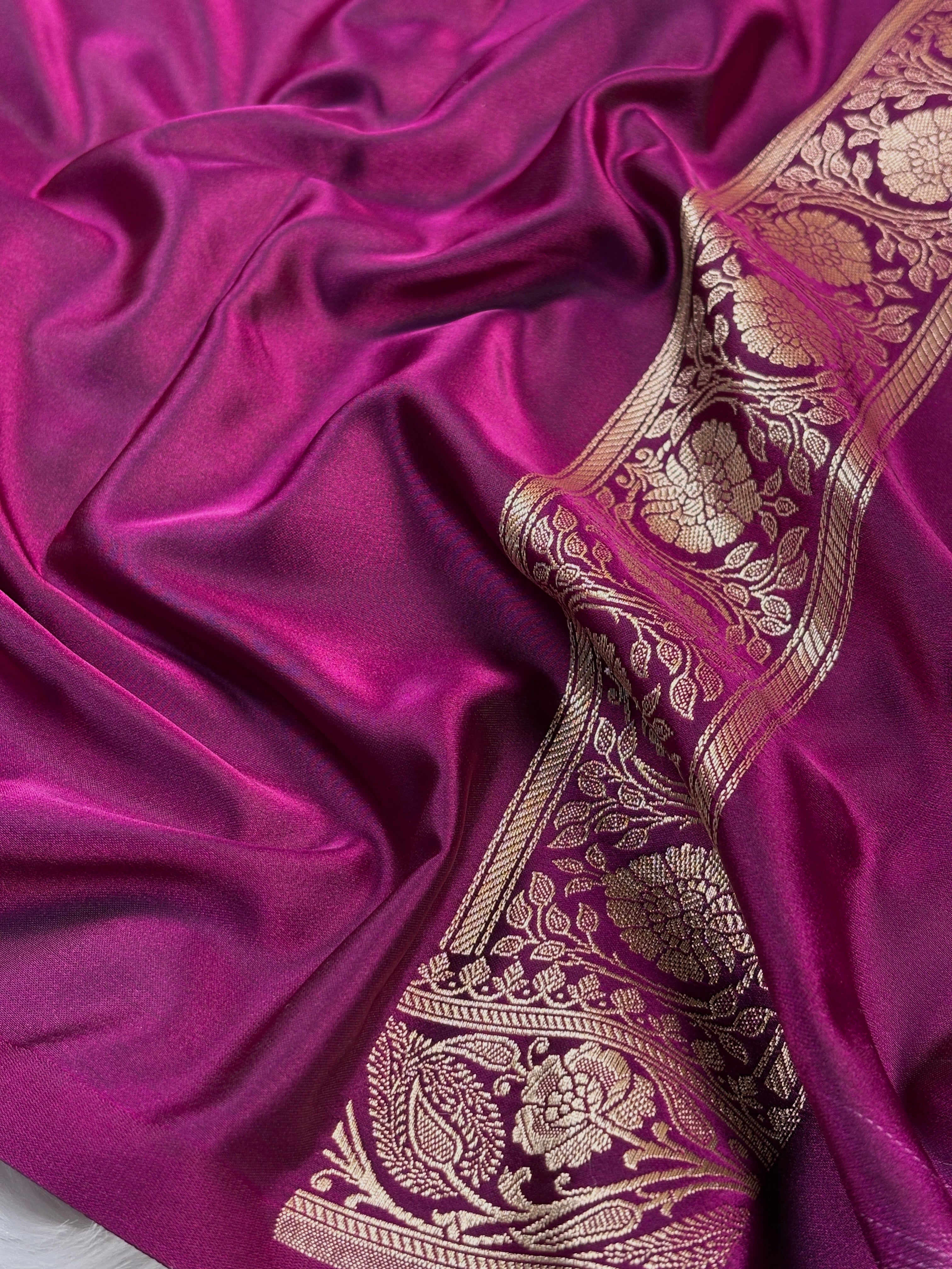 Mashru Katan Banarasi Saree
