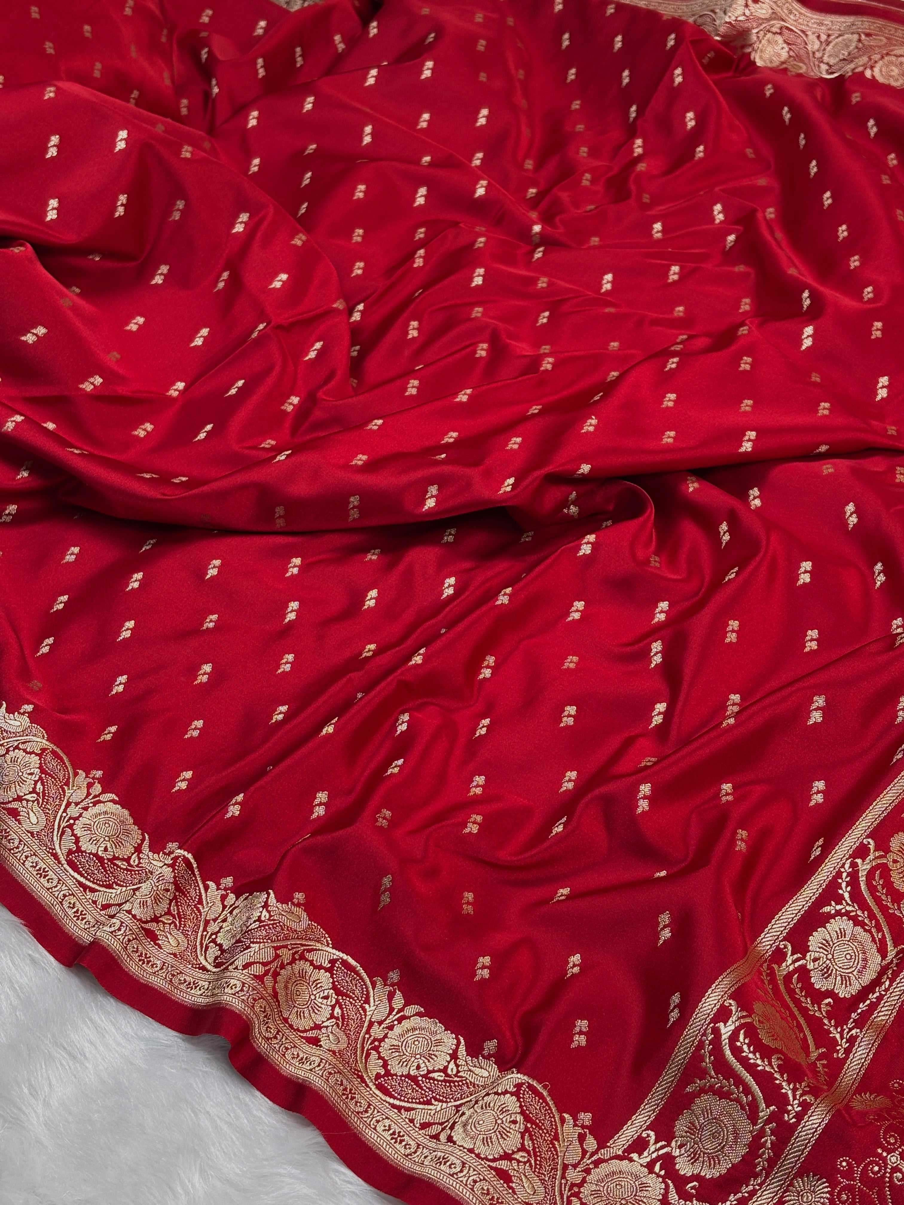 Mashru Katan Banarasi Saree