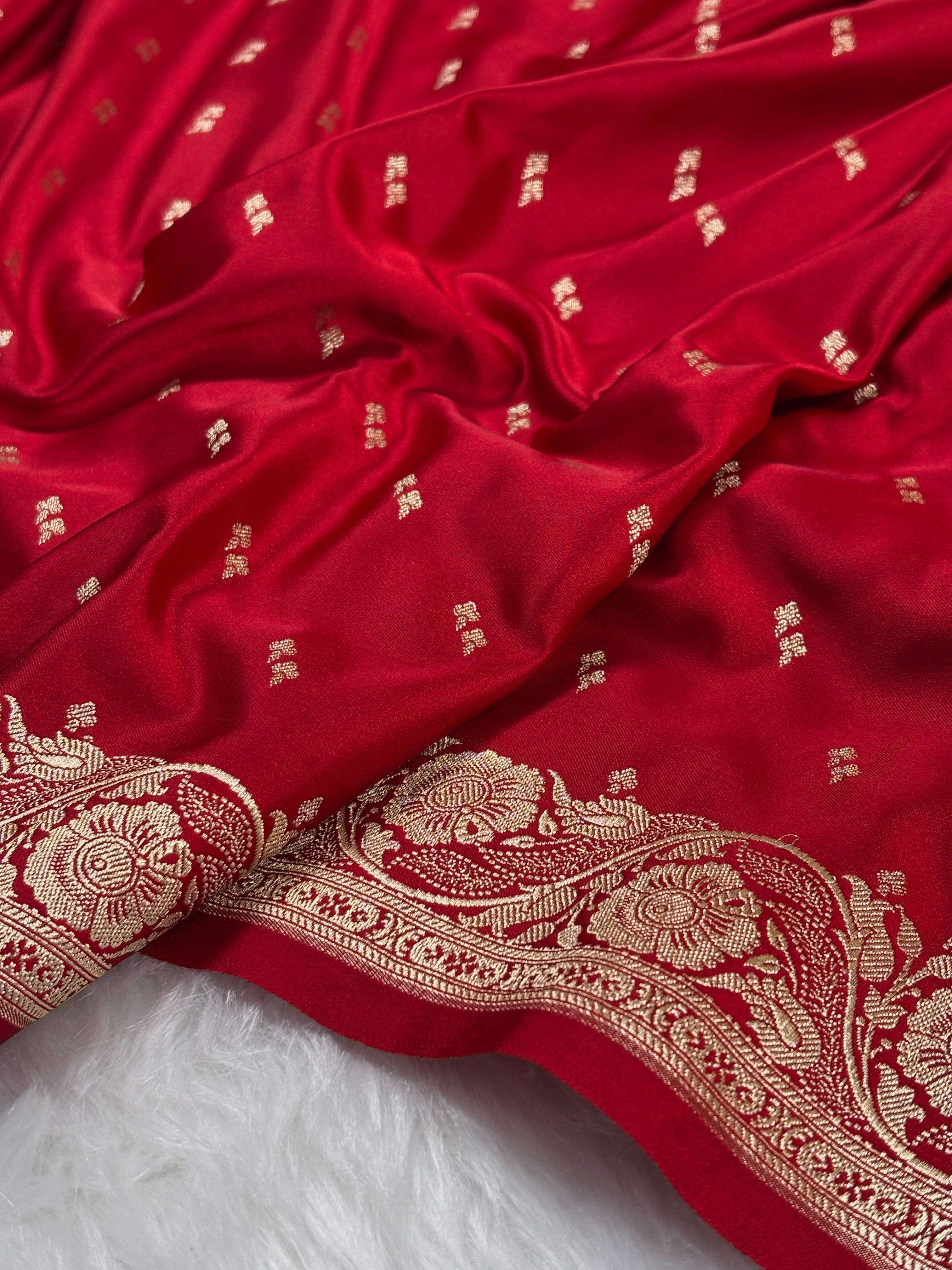 Mashru Katan Banarasi Saree
