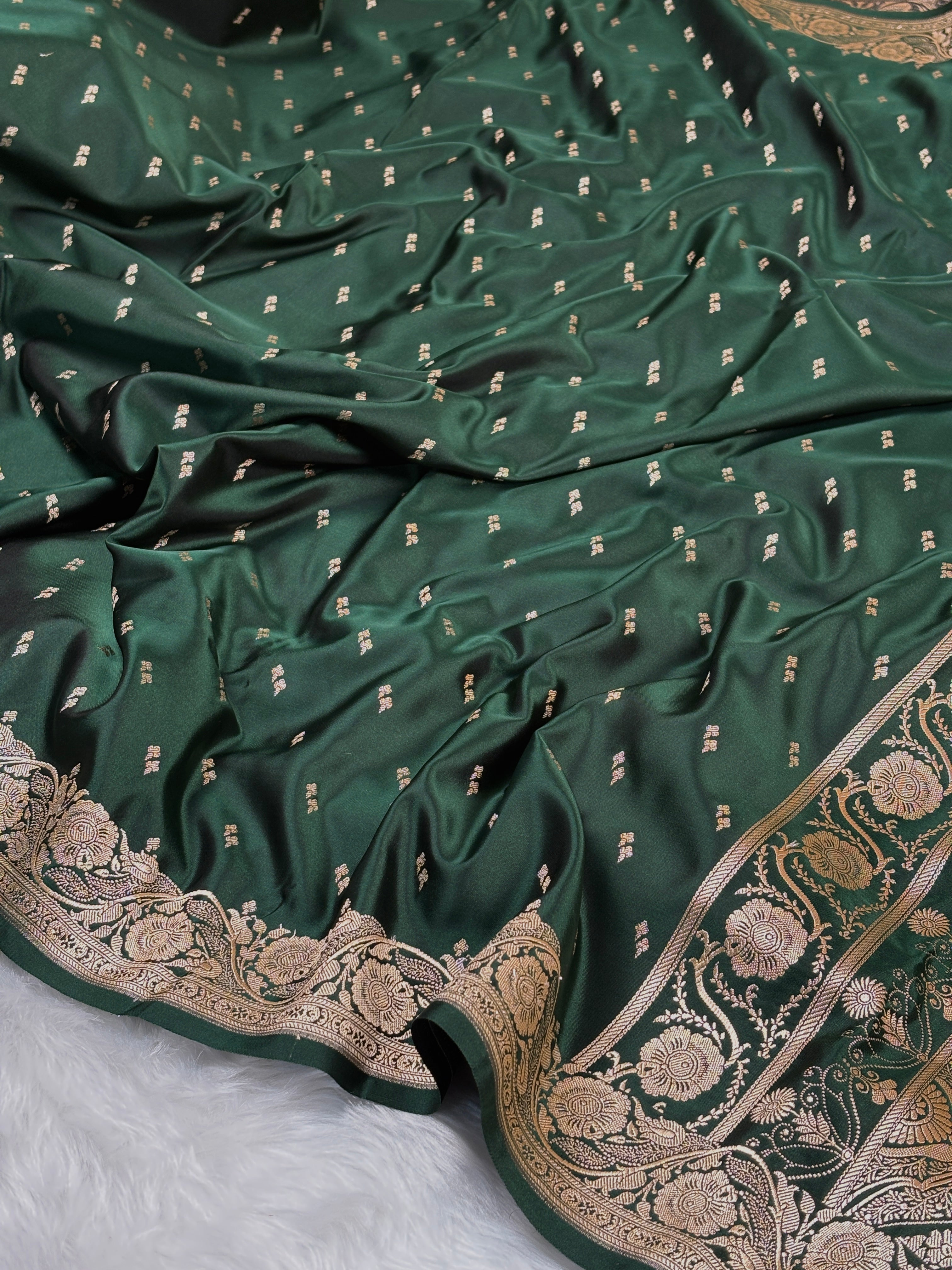 Mashru Katan Banarasi Saree