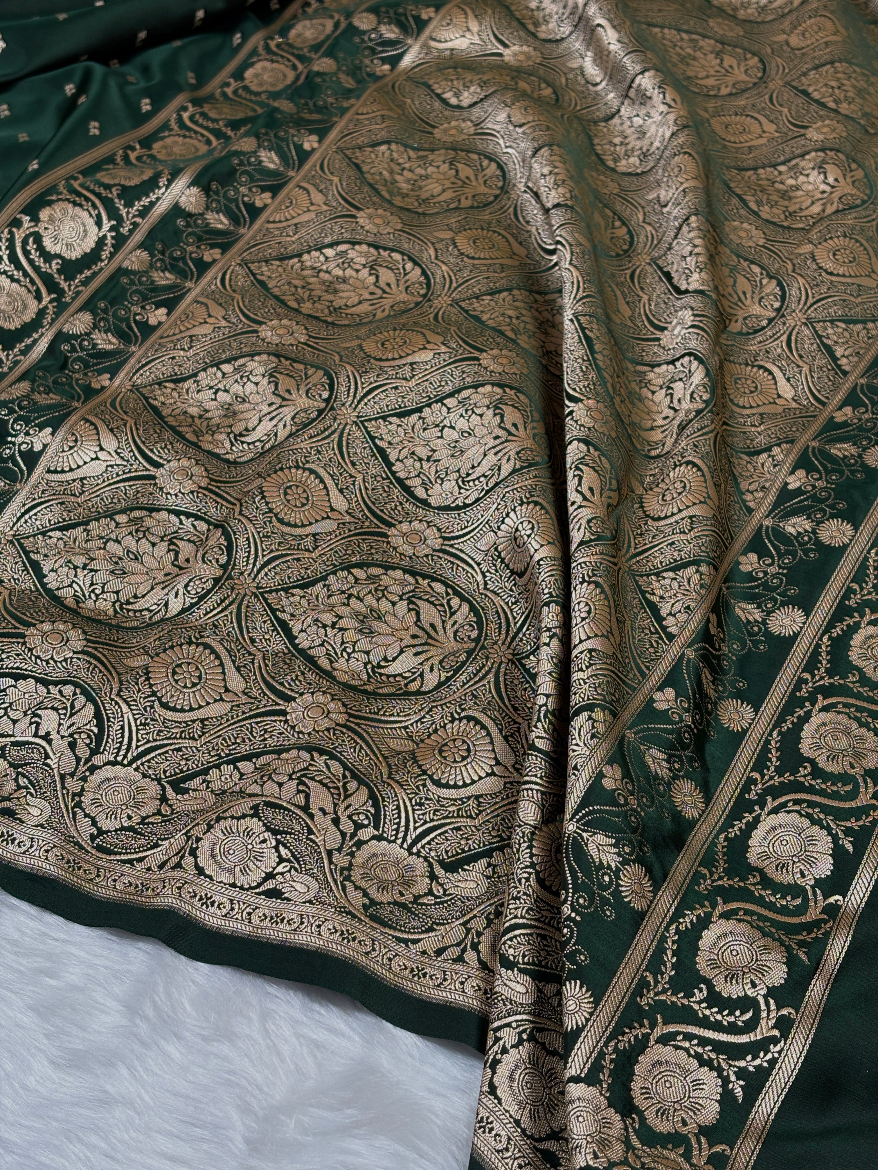 Mashru Katan Banarasi Saree