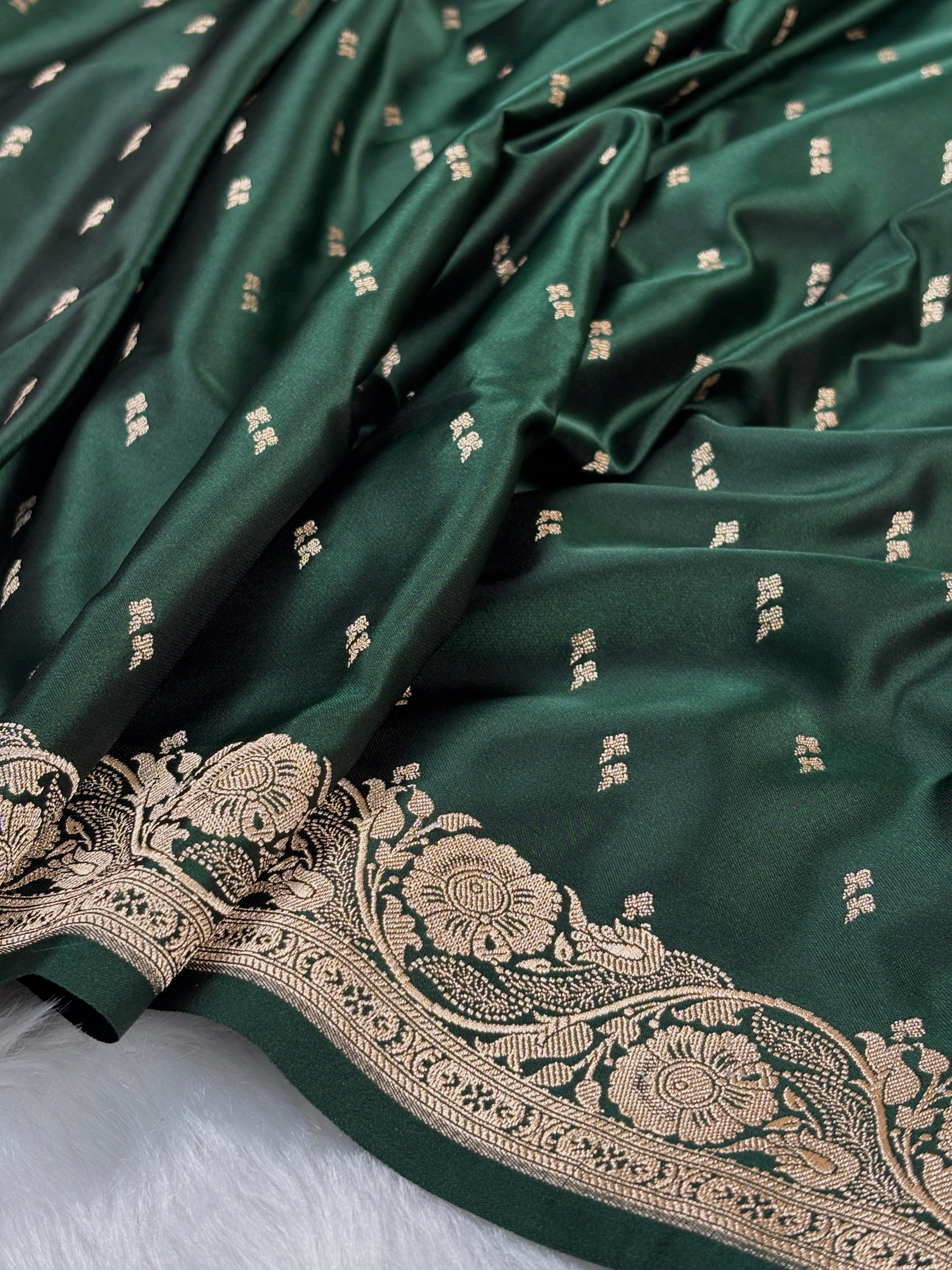 Mashru Katan Banarasi Saree