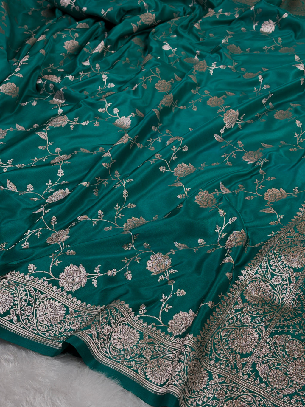 Mashru Katan Banarasi Saree