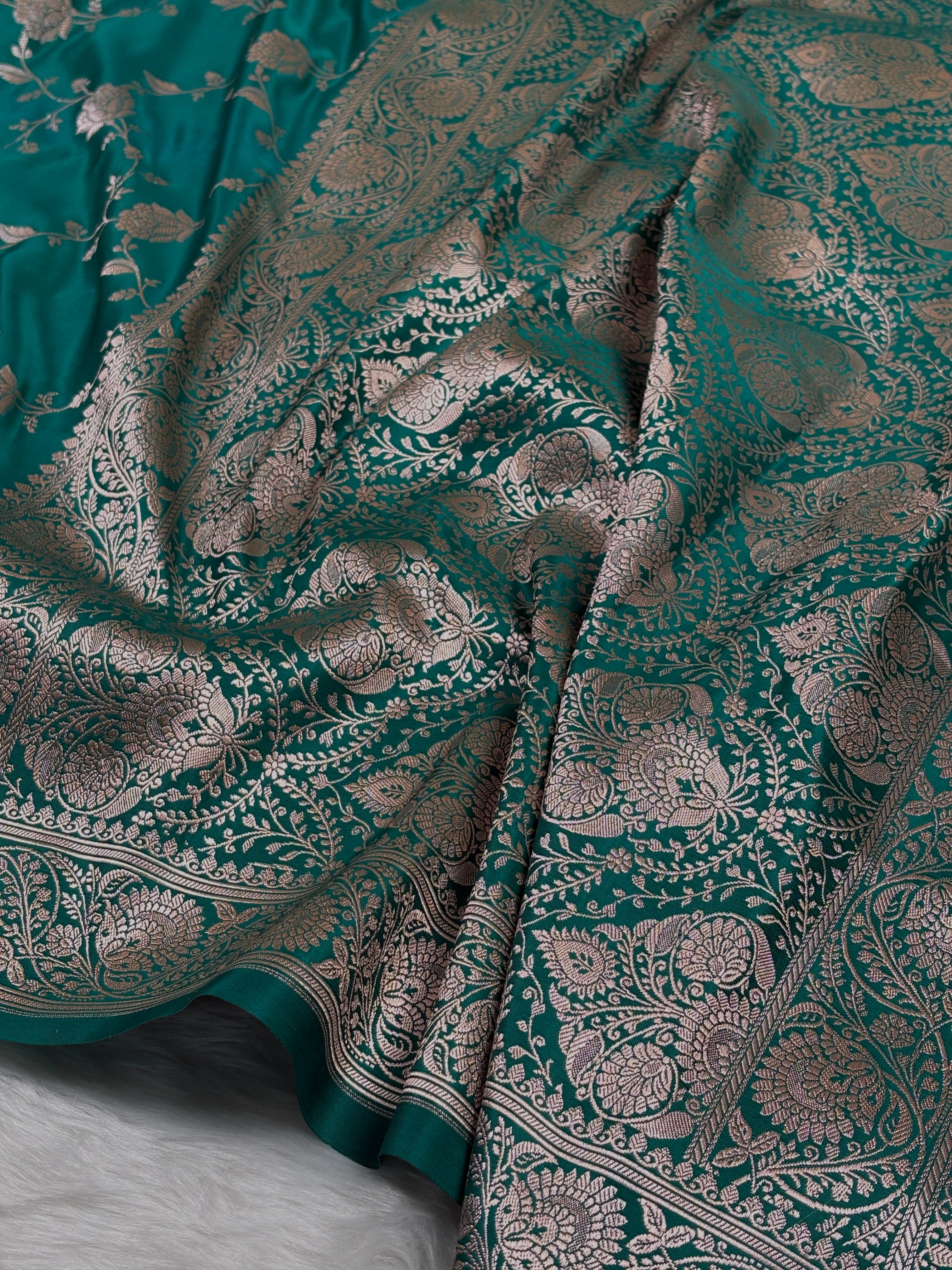 Mashru Katan Banarasi Saree