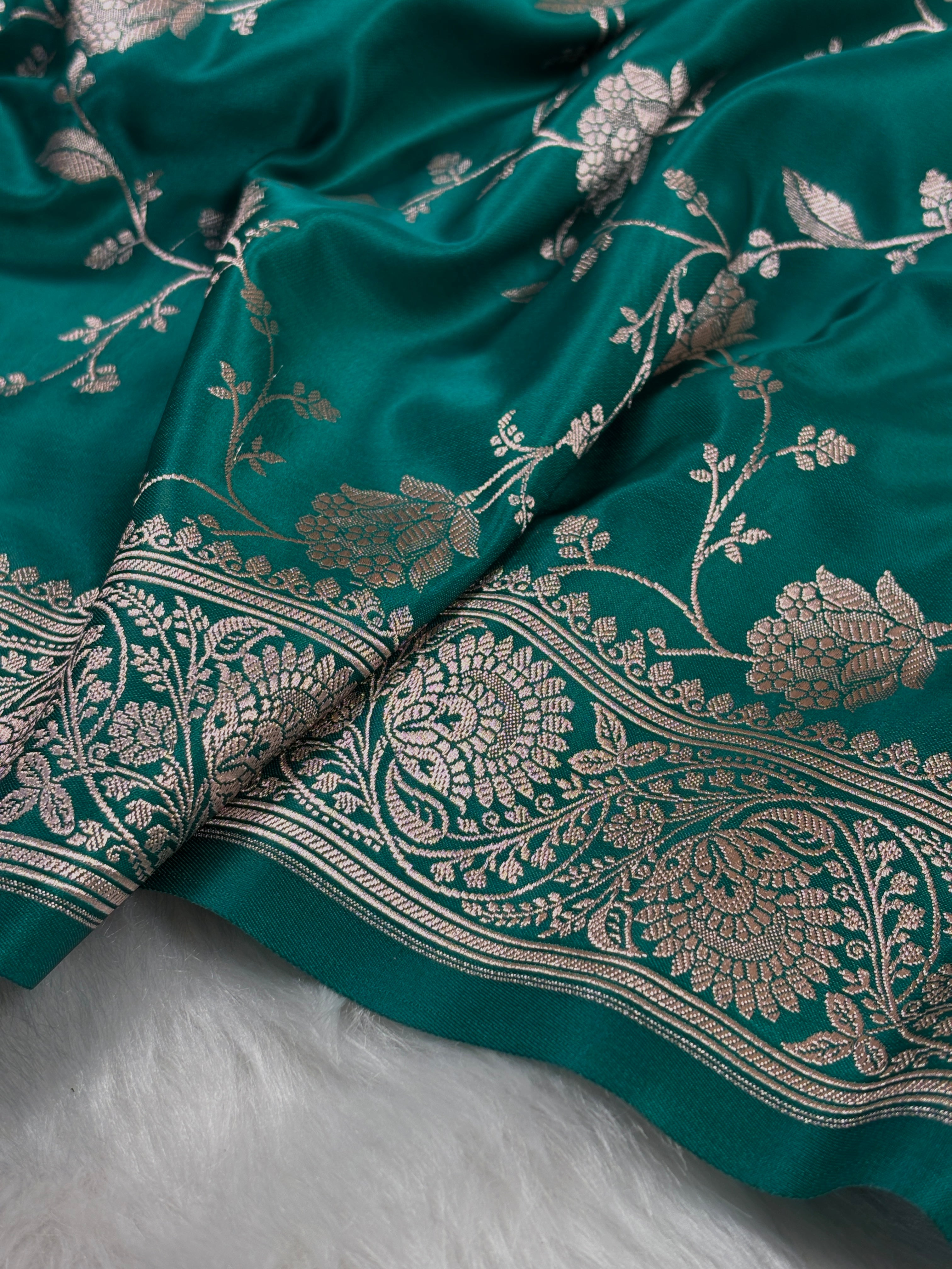 Mashru Katan Banarasi Saree