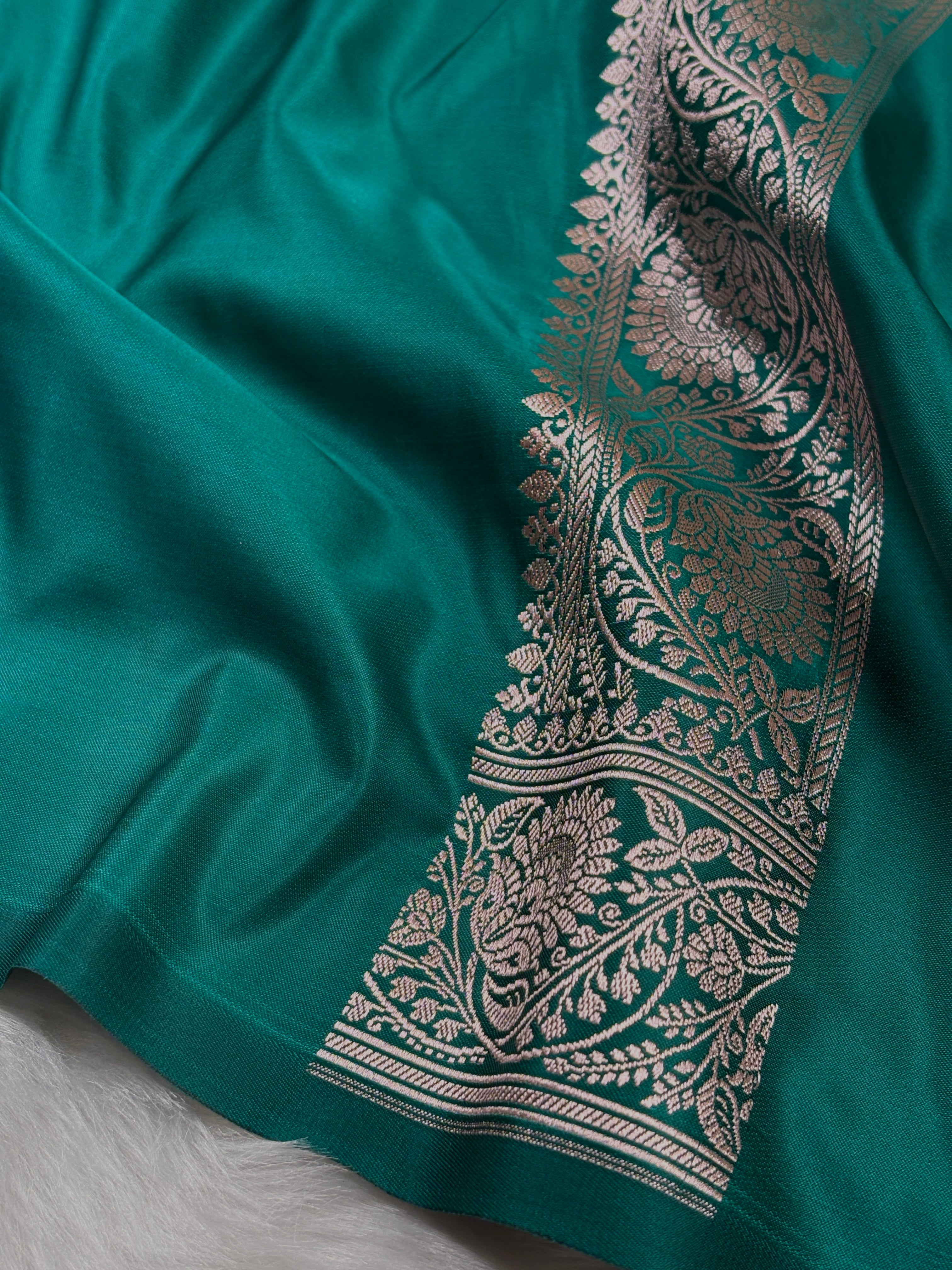 Mashru Katan Banarasi Saree