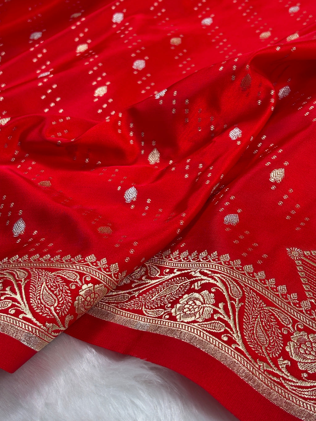 Mashru Katan Banarasi Saree