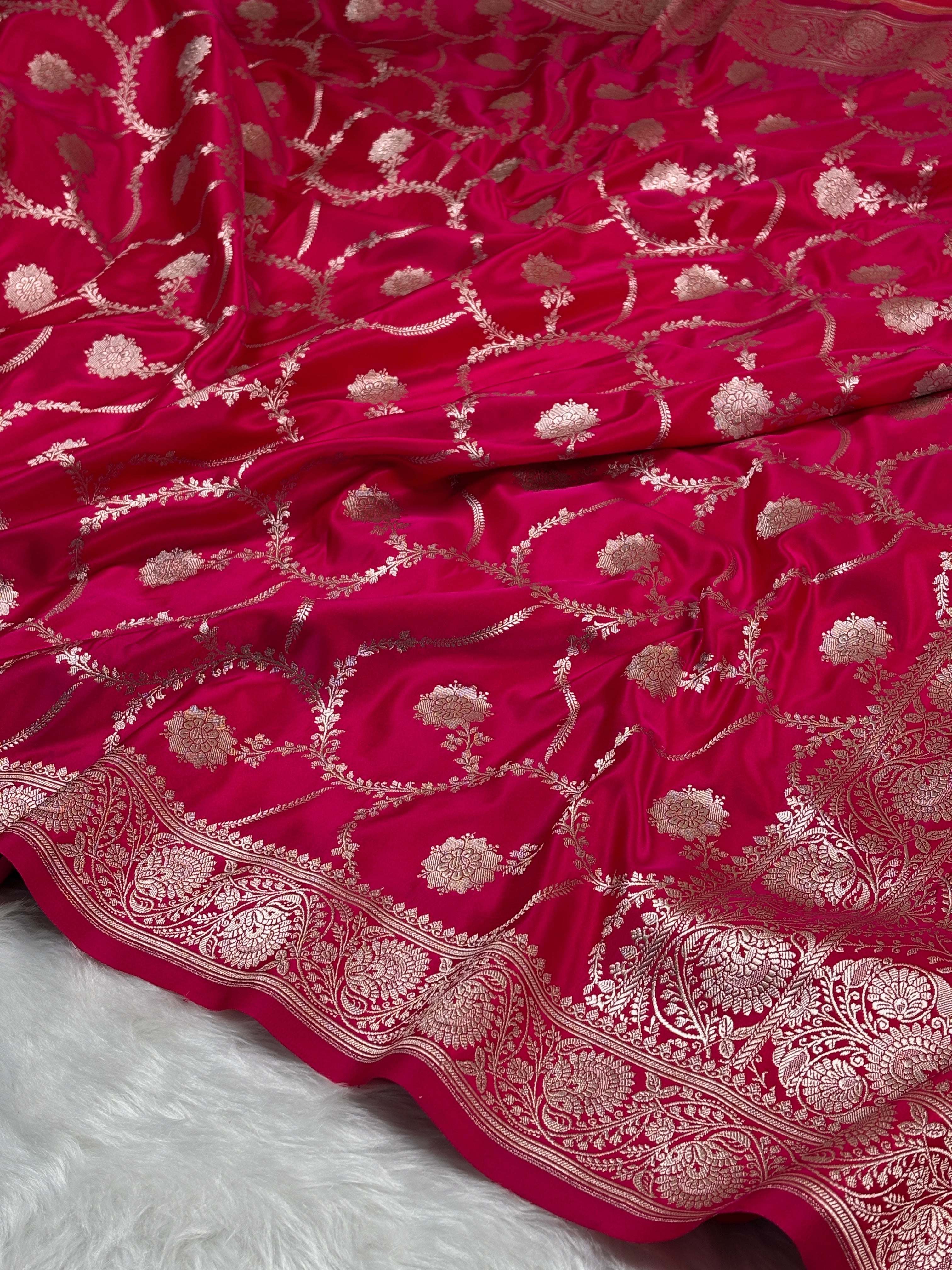 Mashru Katan Banarasi Saree