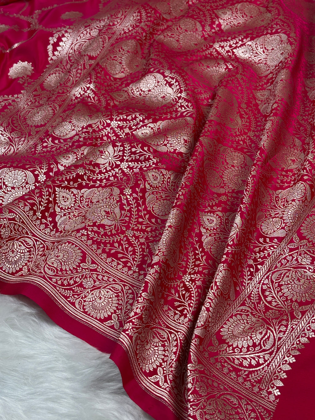 Mashru Katan Banarasi Saree