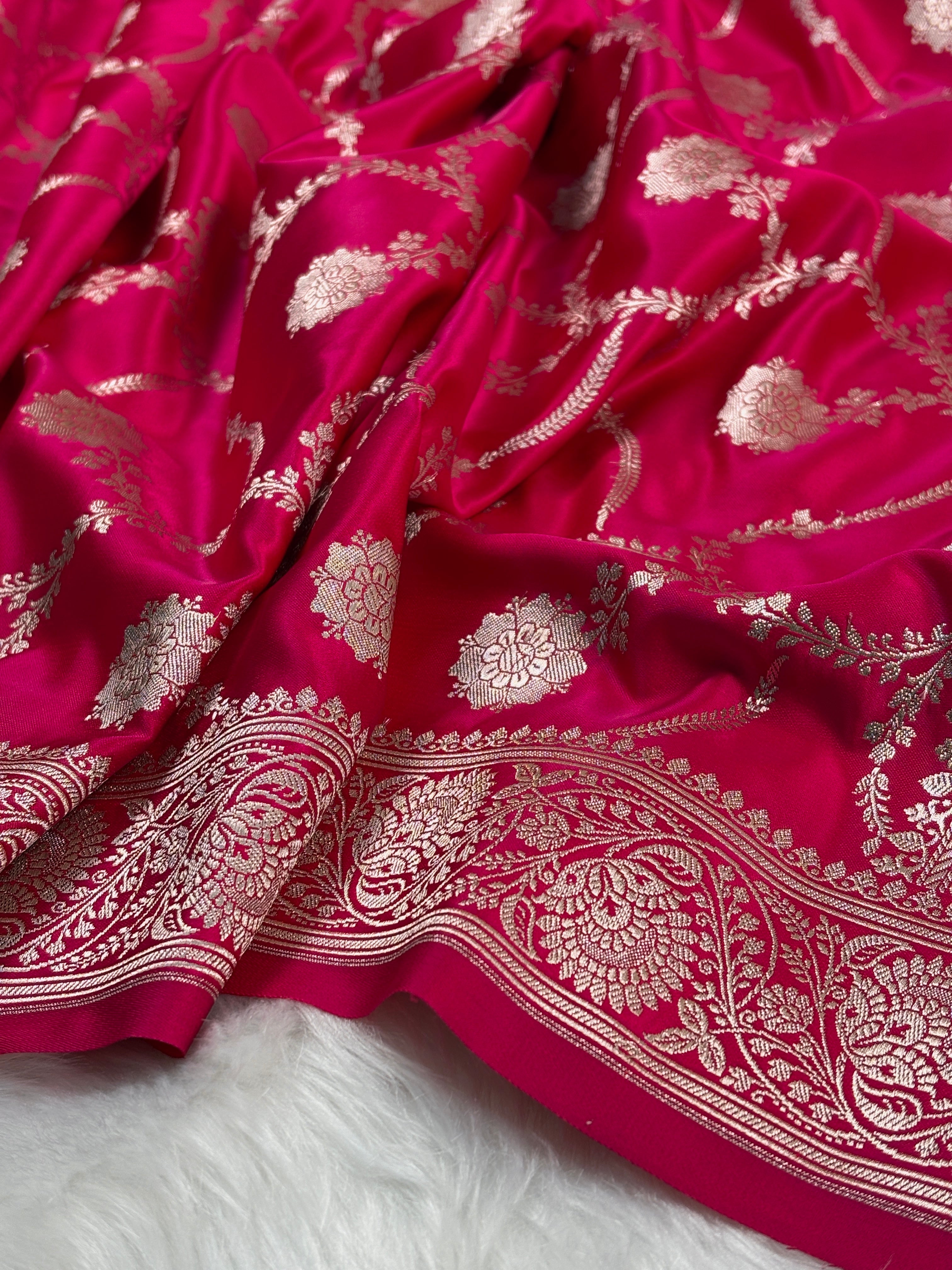 Mashru Katan Banarasi Saree