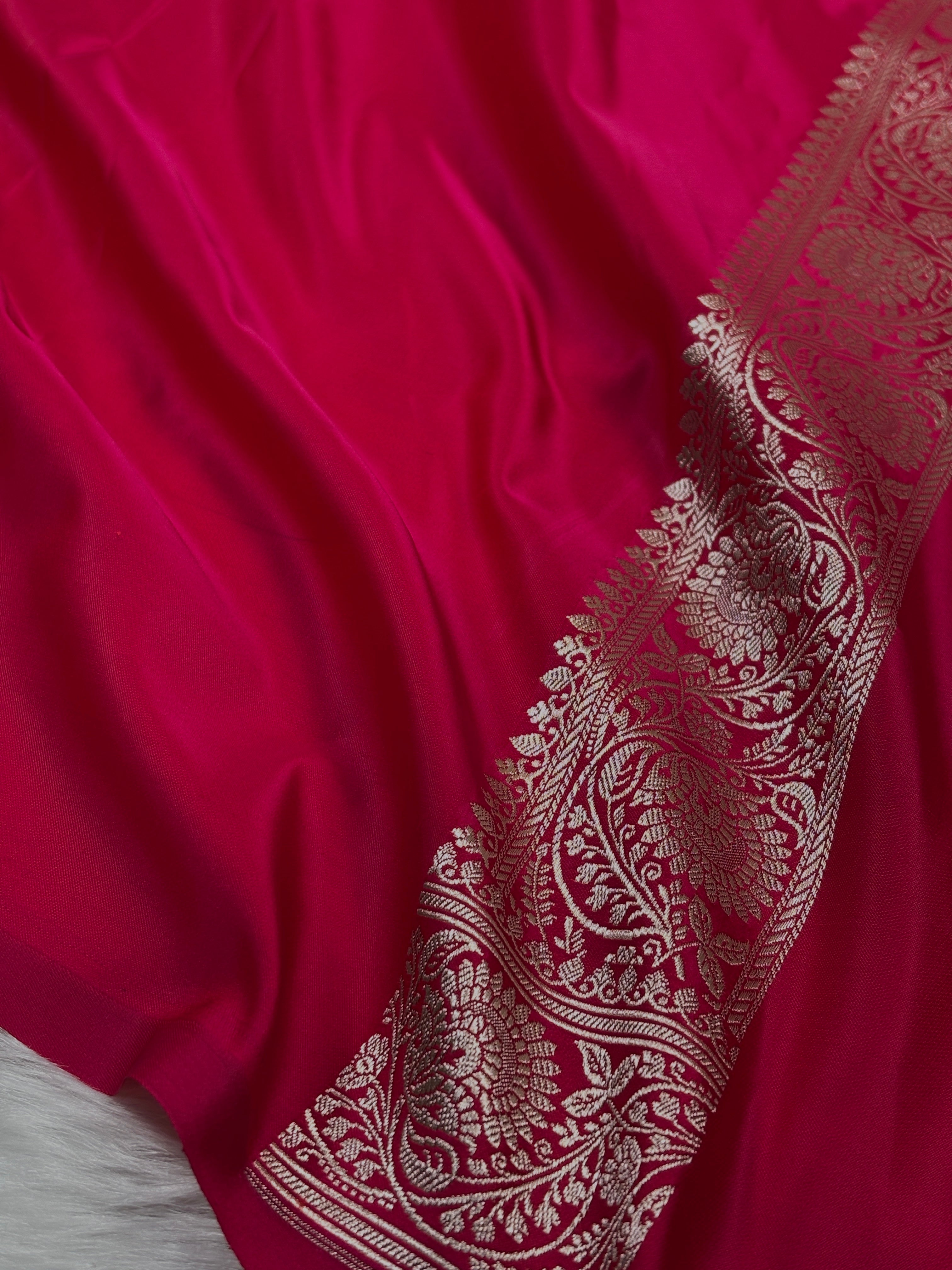 Mashru Katan Banarasi Saree