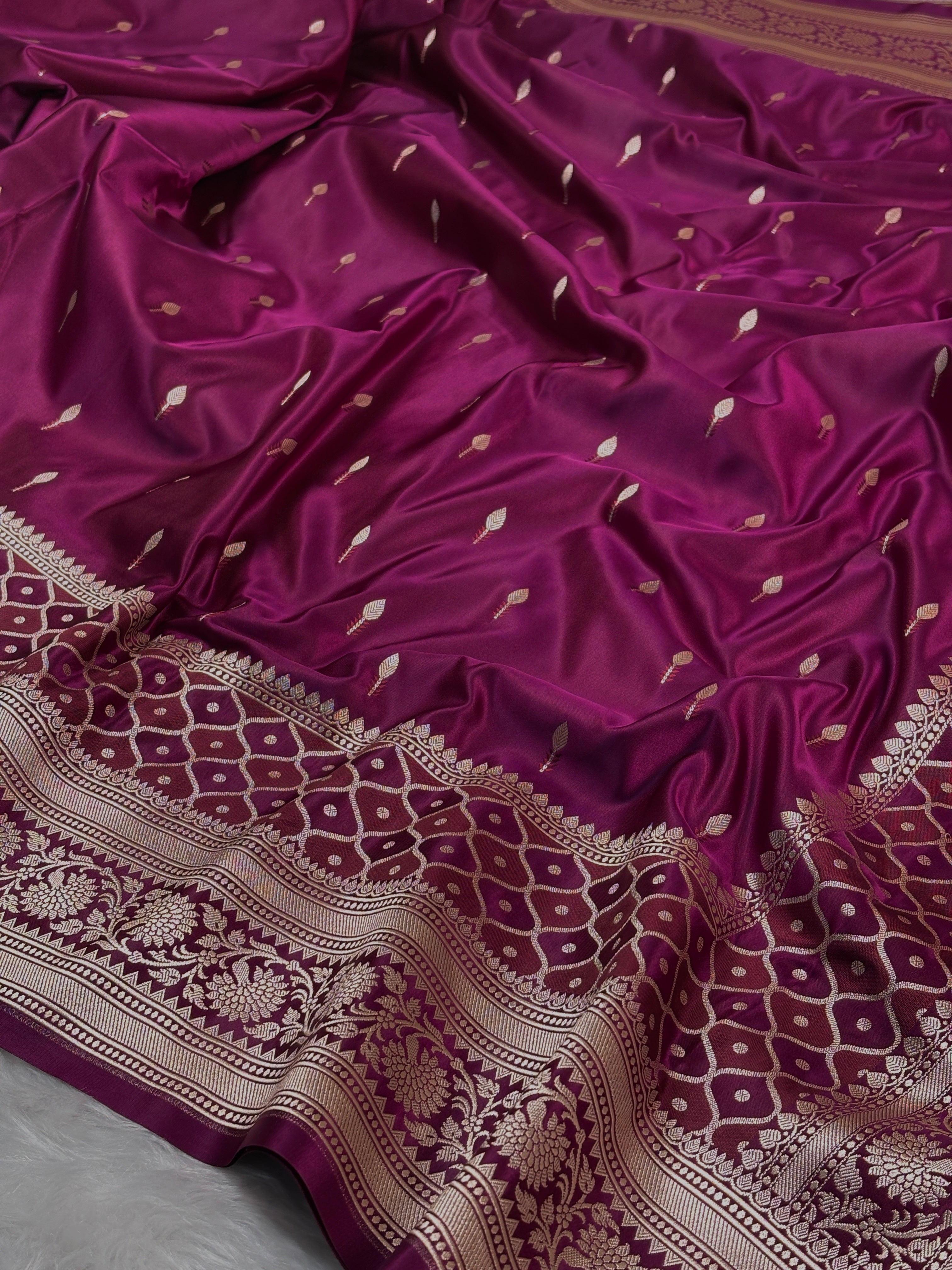Mashru Katan Banarasi Saree
