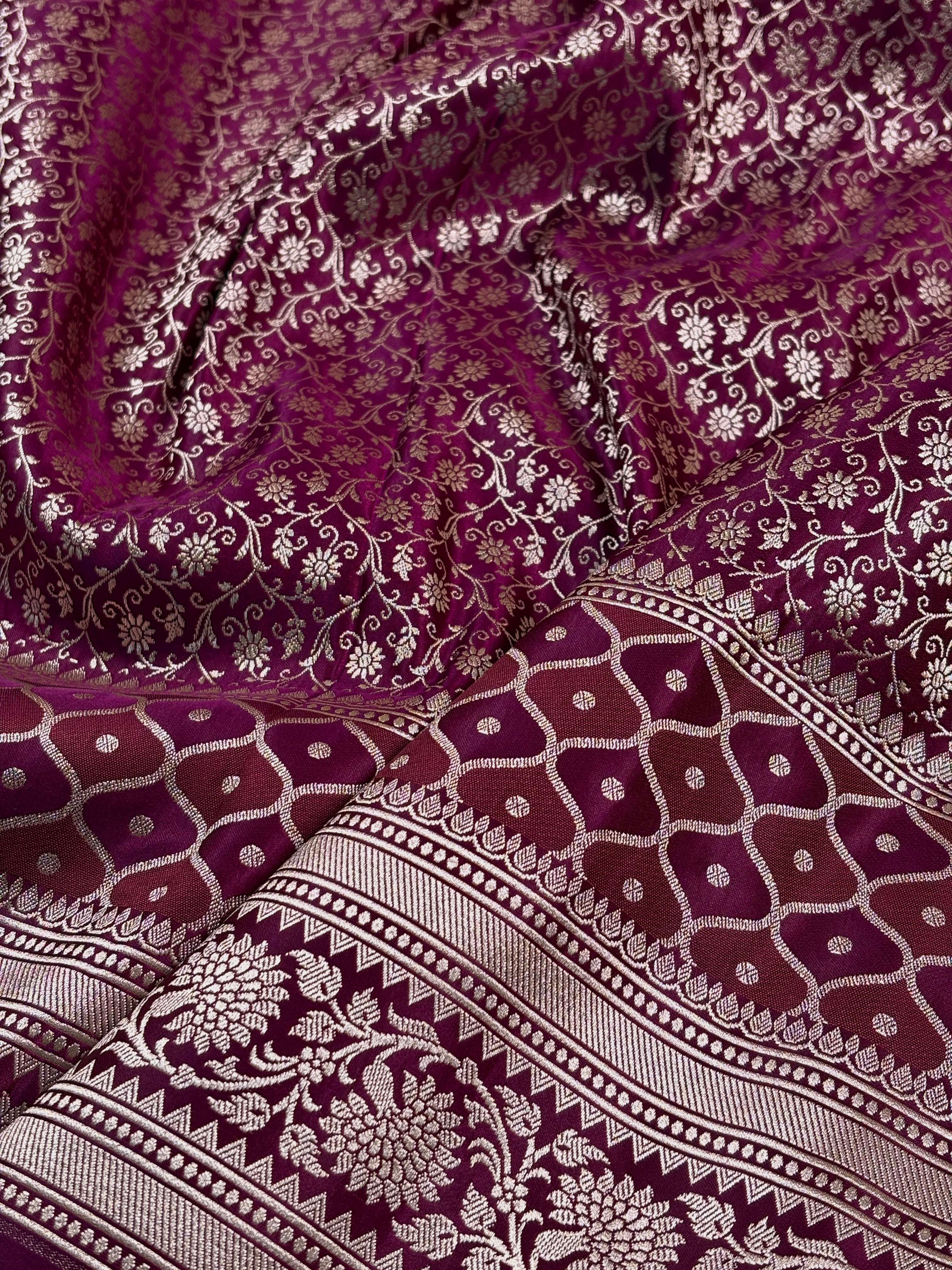 Mashru Katan Banarasi Saree