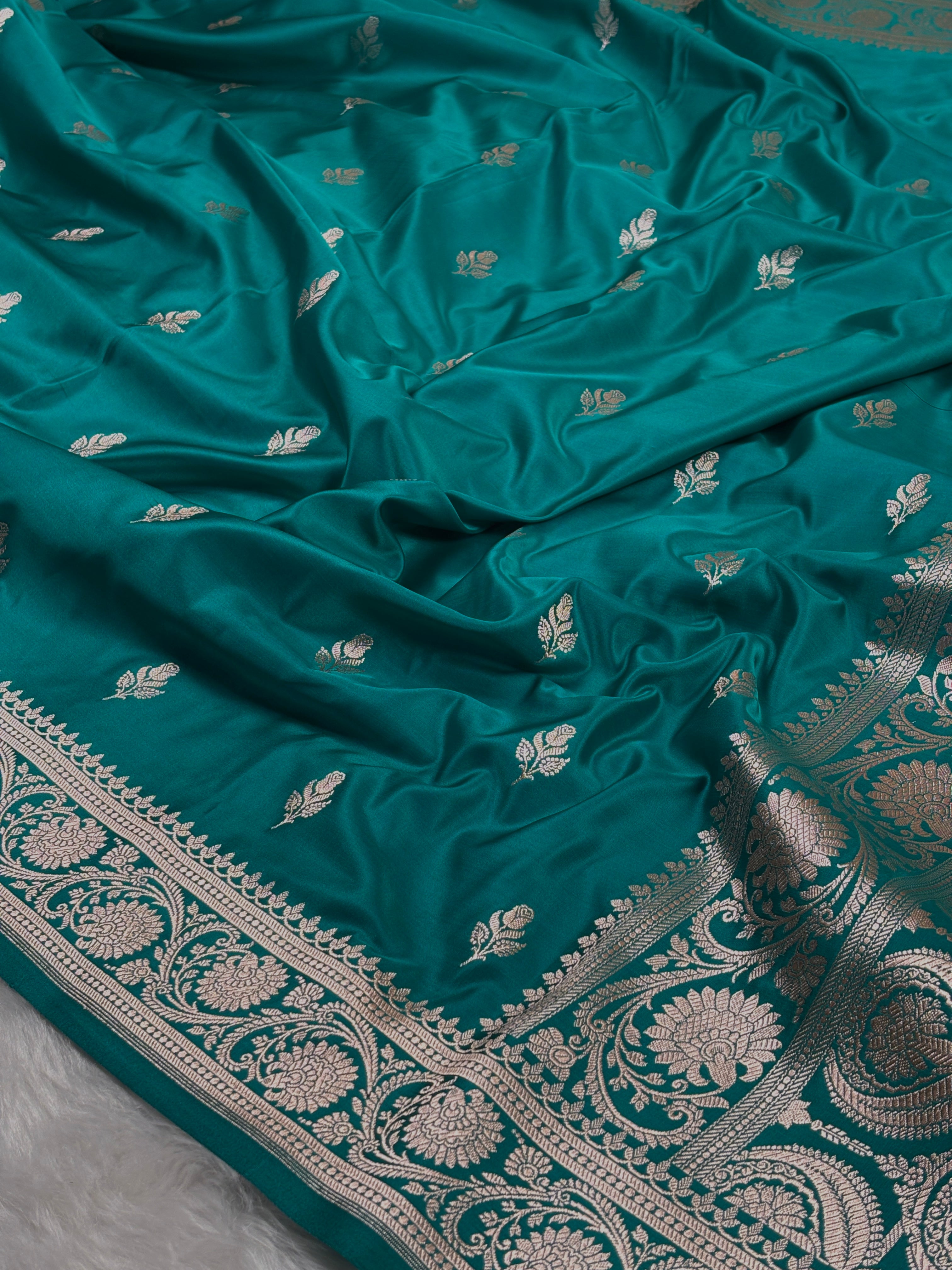 Mashru Katan Banarasi Saree