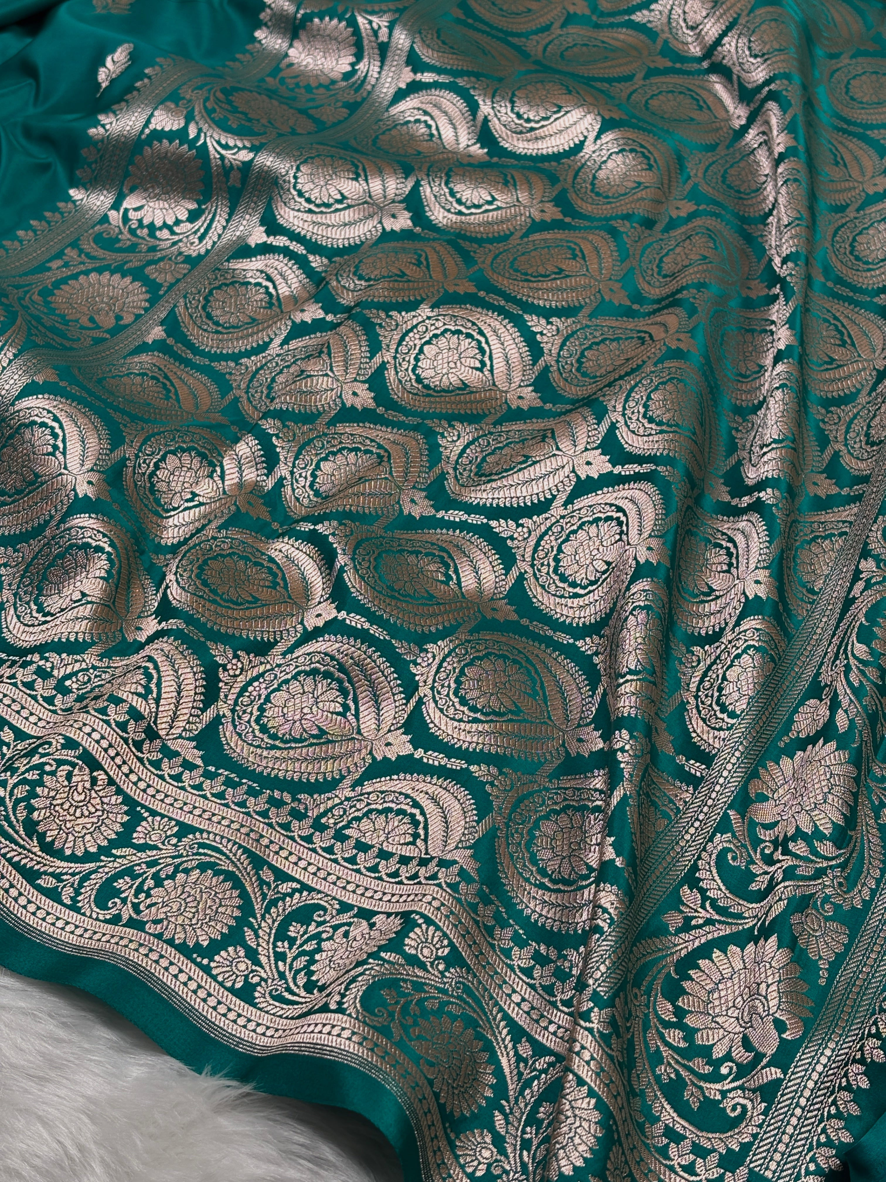 Mashru Katan Banarasi Saree