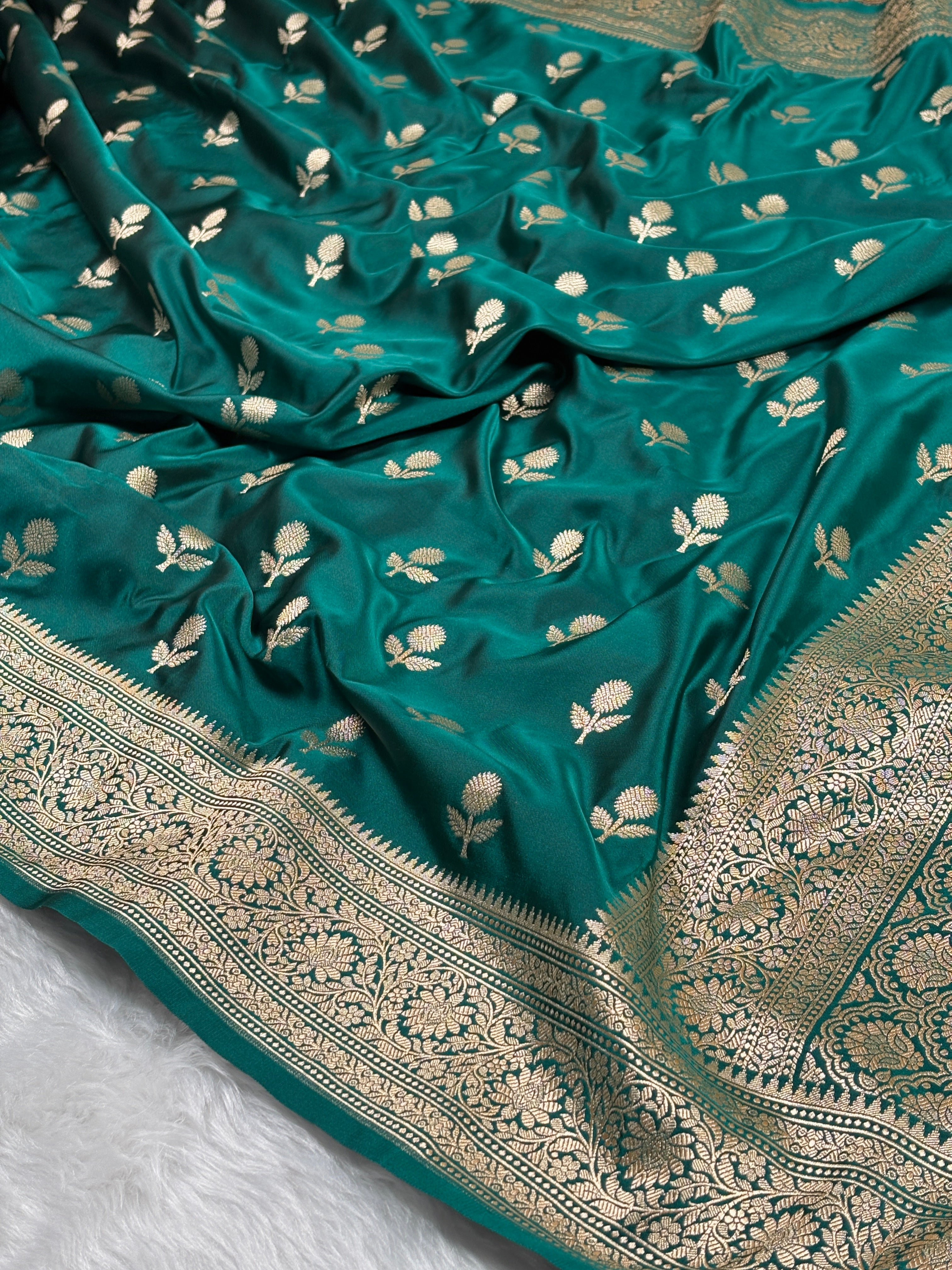 Mashru Katan Banarasi Saree