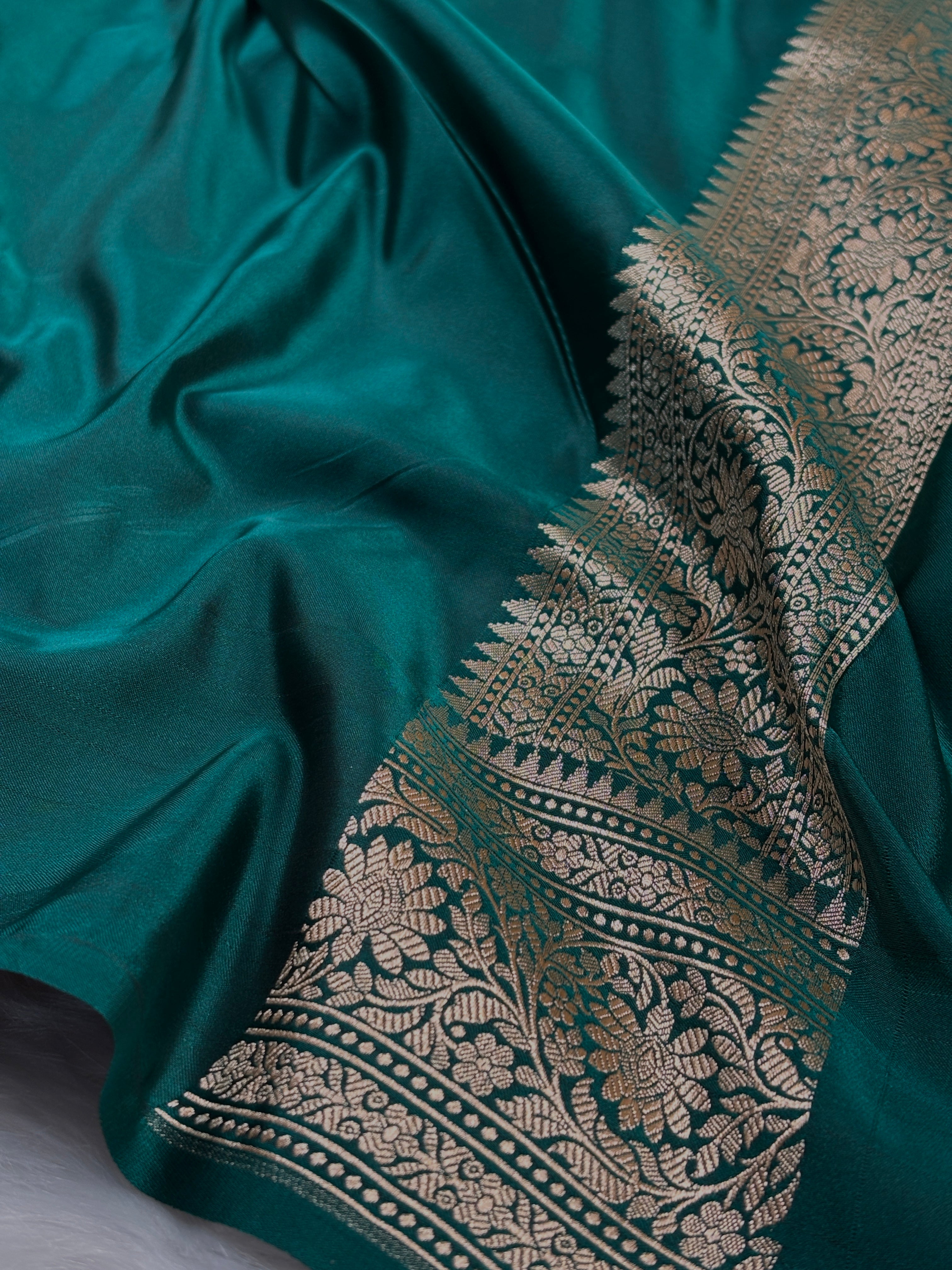 Mashru Katan Banarasi Saree