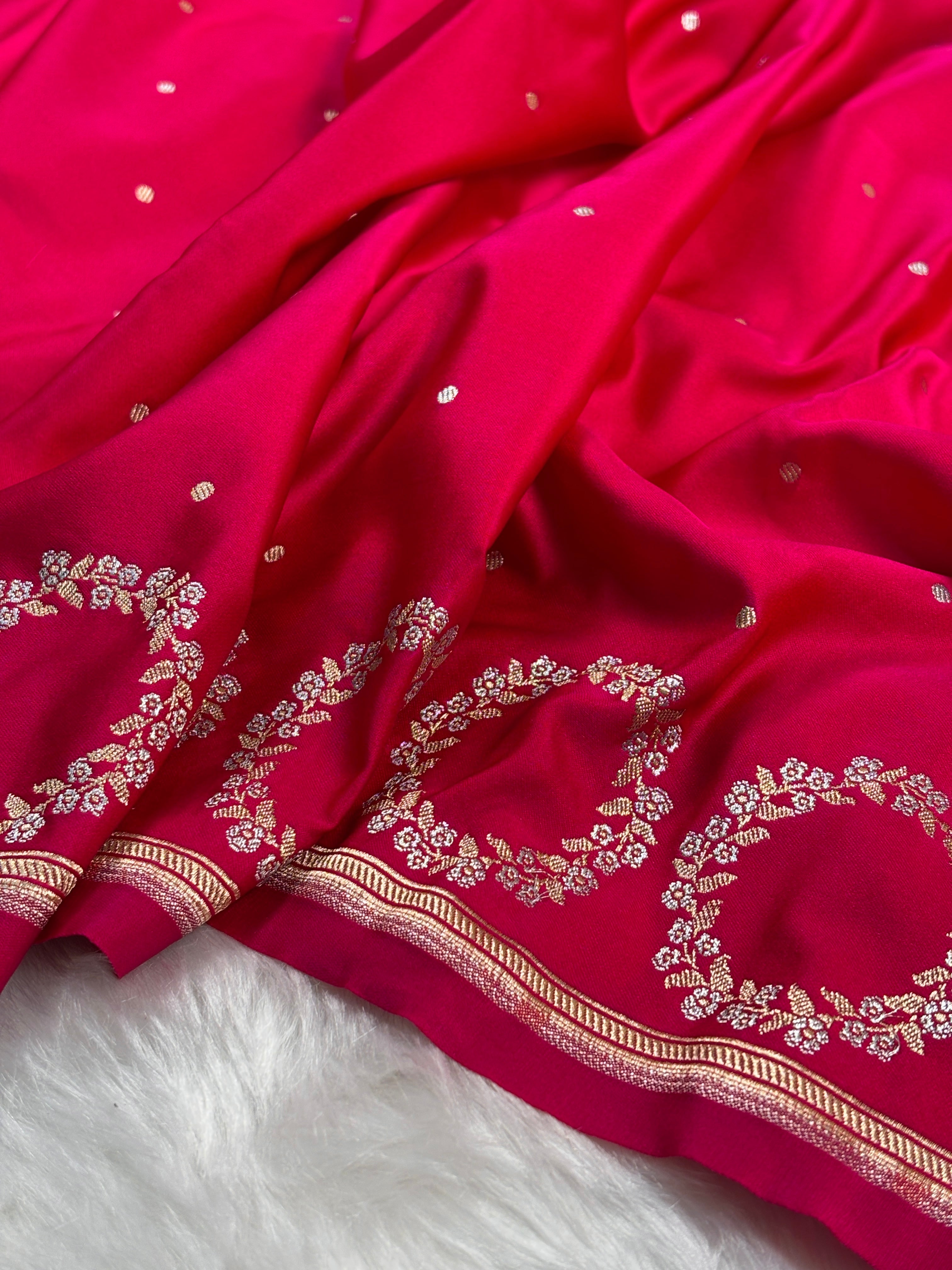 Premium Mashru Katan Banarasi Saree