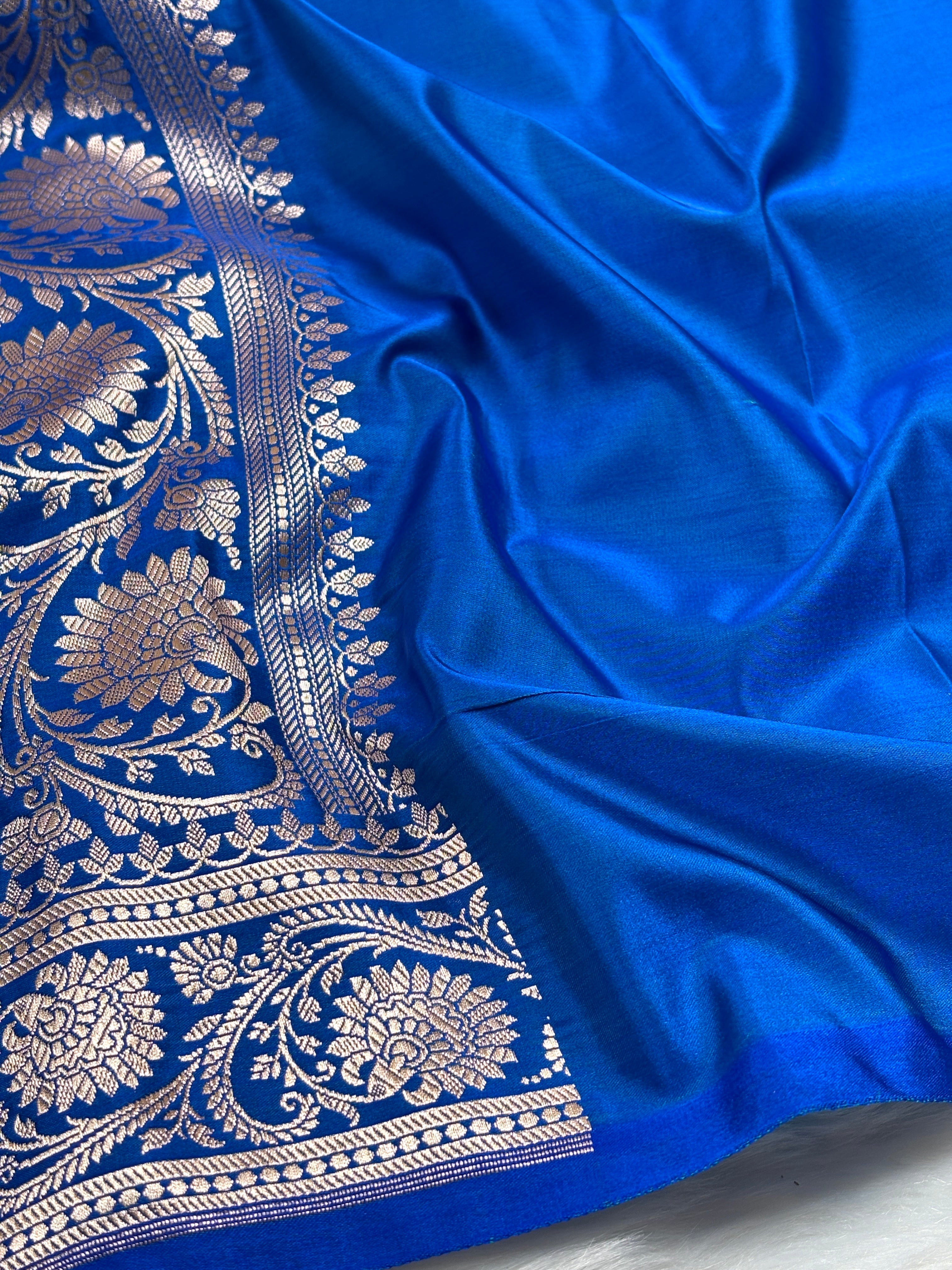 Mashru Katan Banarasi Saree