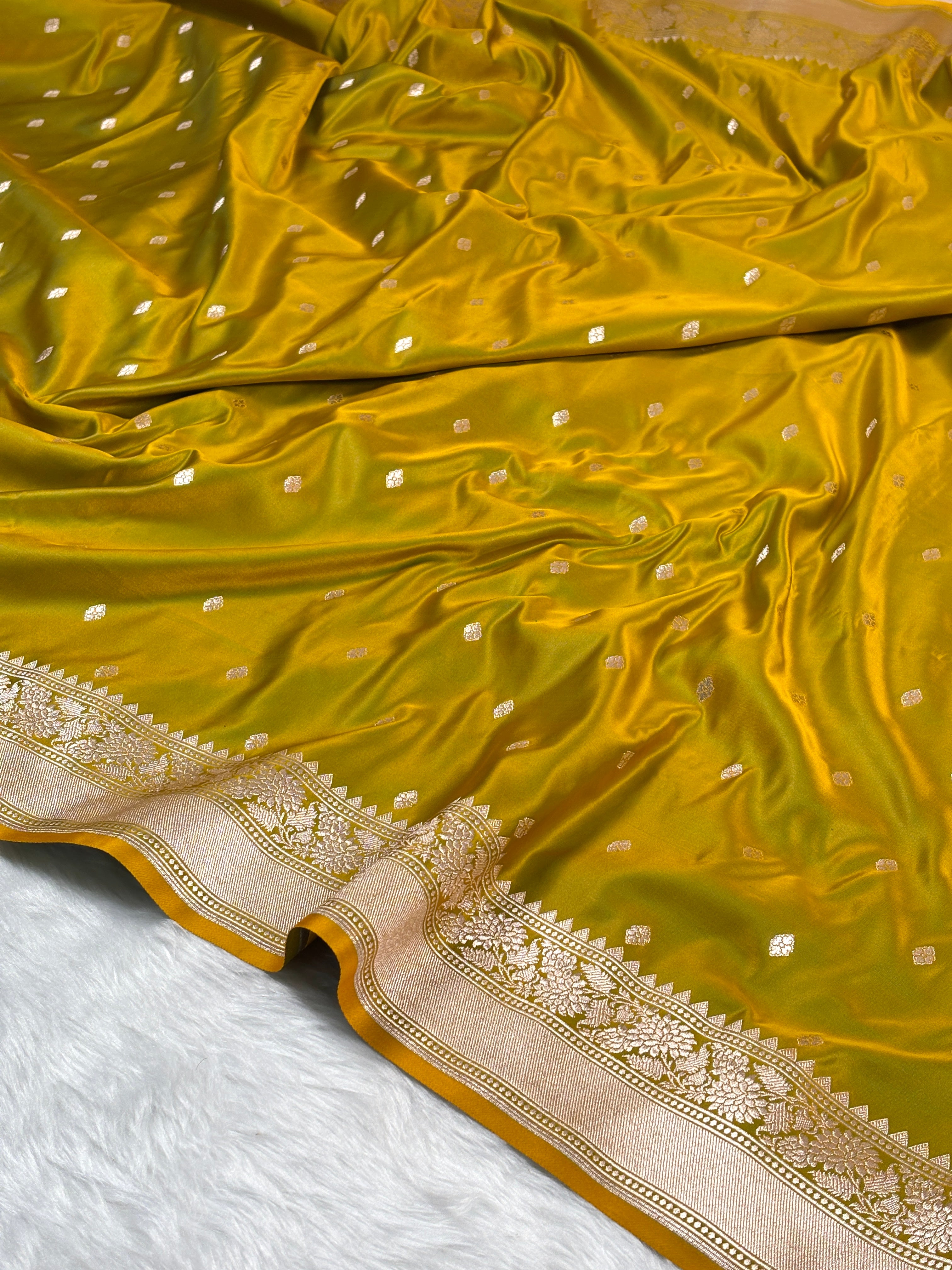 Premium Mashru Katan Banarasi Saree