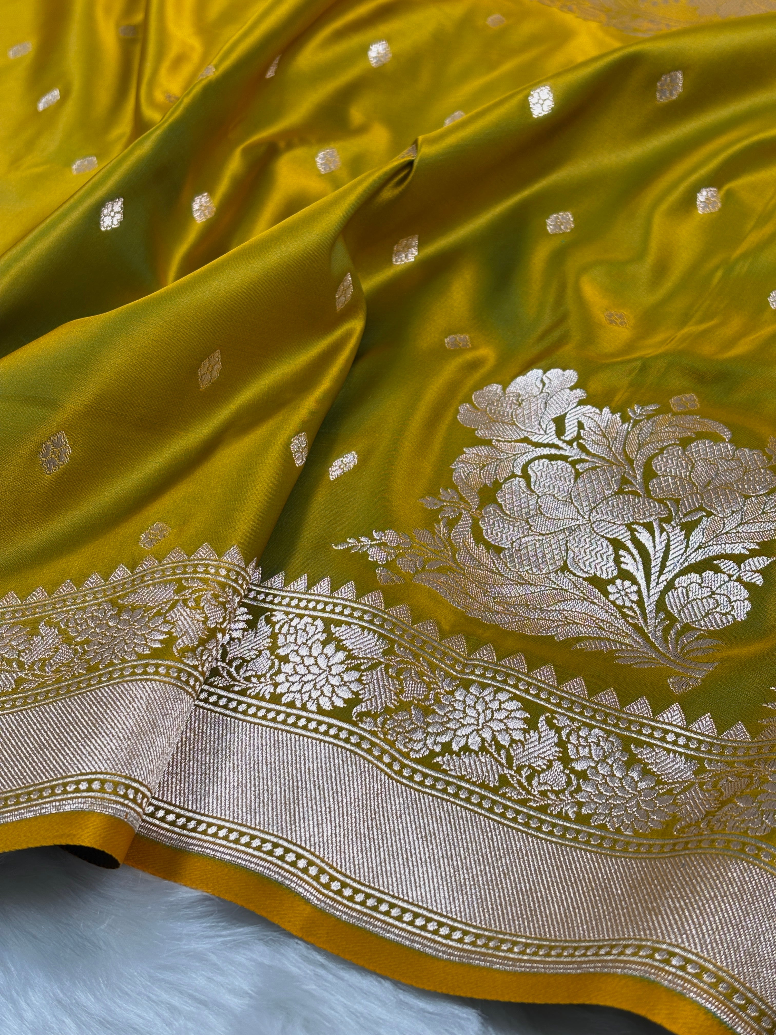 Premium Mashru Katan Banarasi Saree