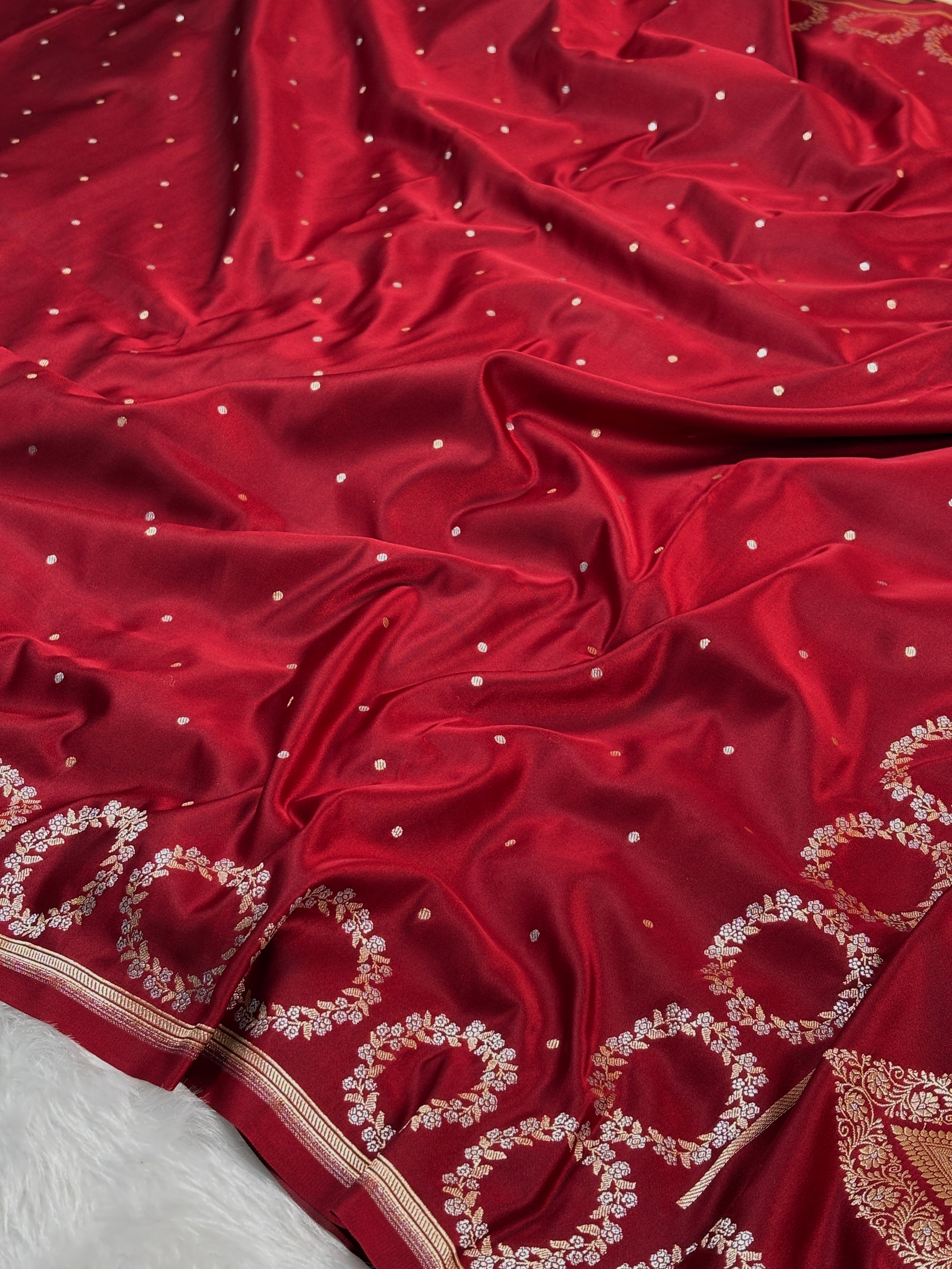 Premium Mashru Katan Banarasi Saree