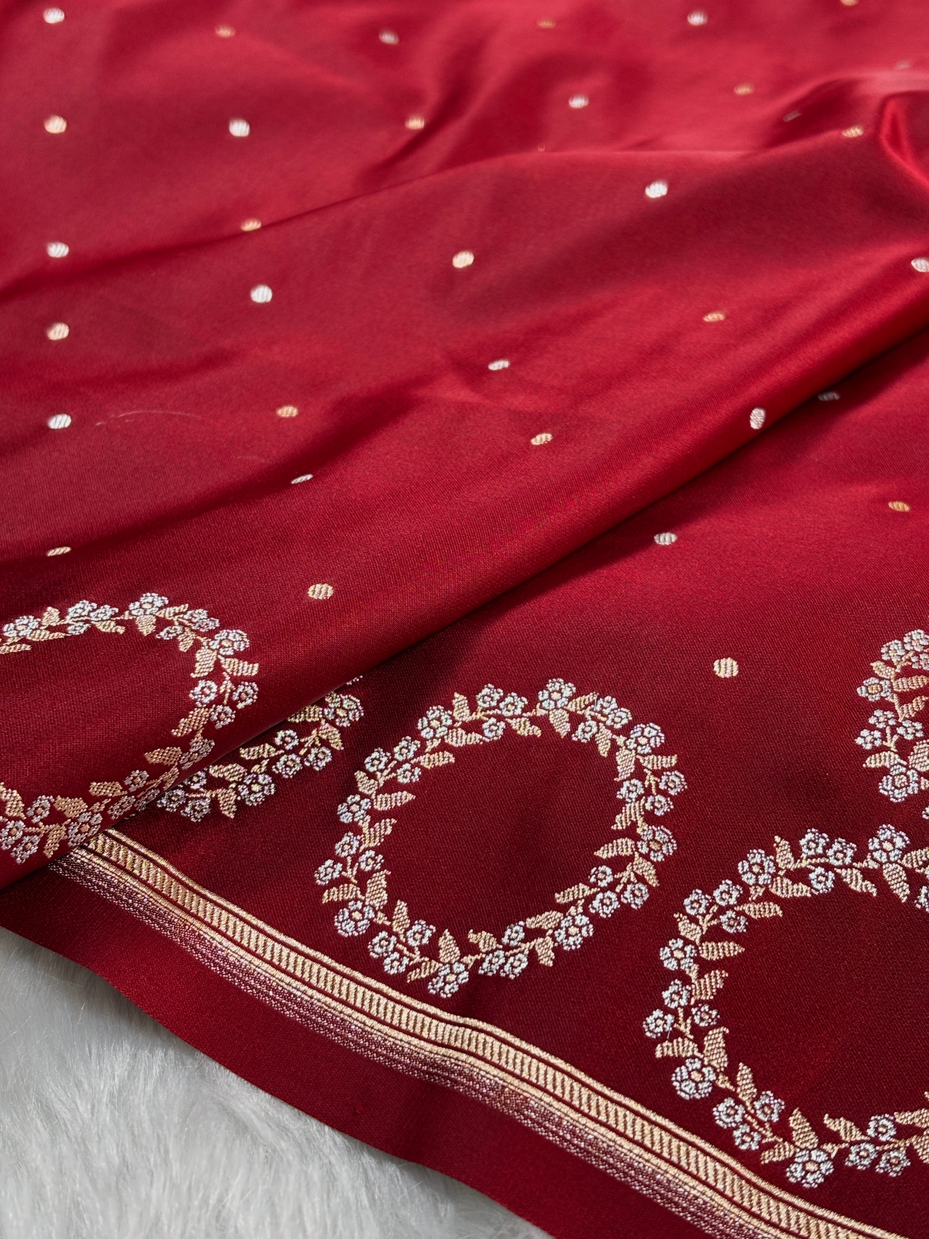 Premium Mashru Katan Banarasi Saree