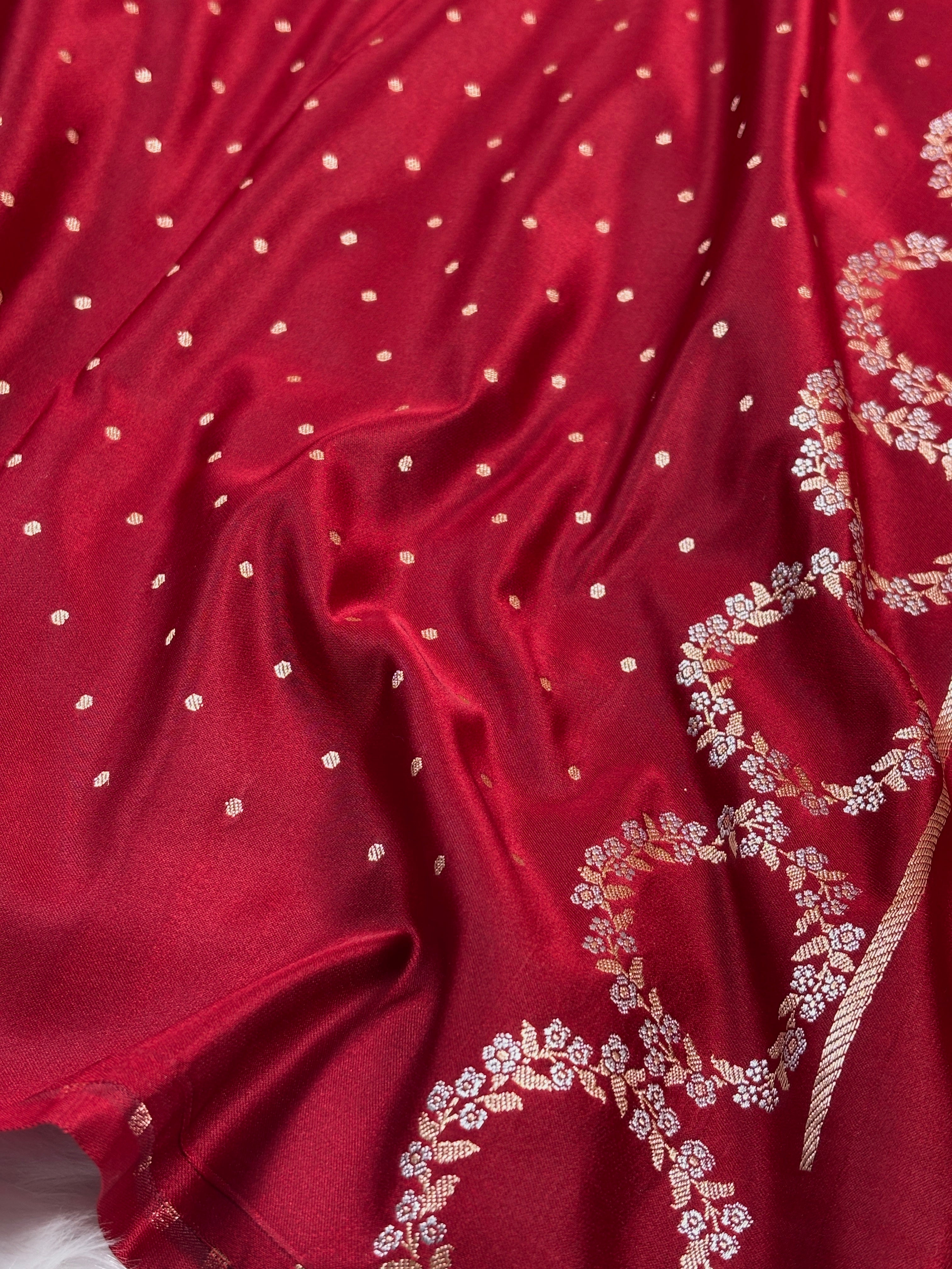 Premium Mashru Katan Banarasi Saree