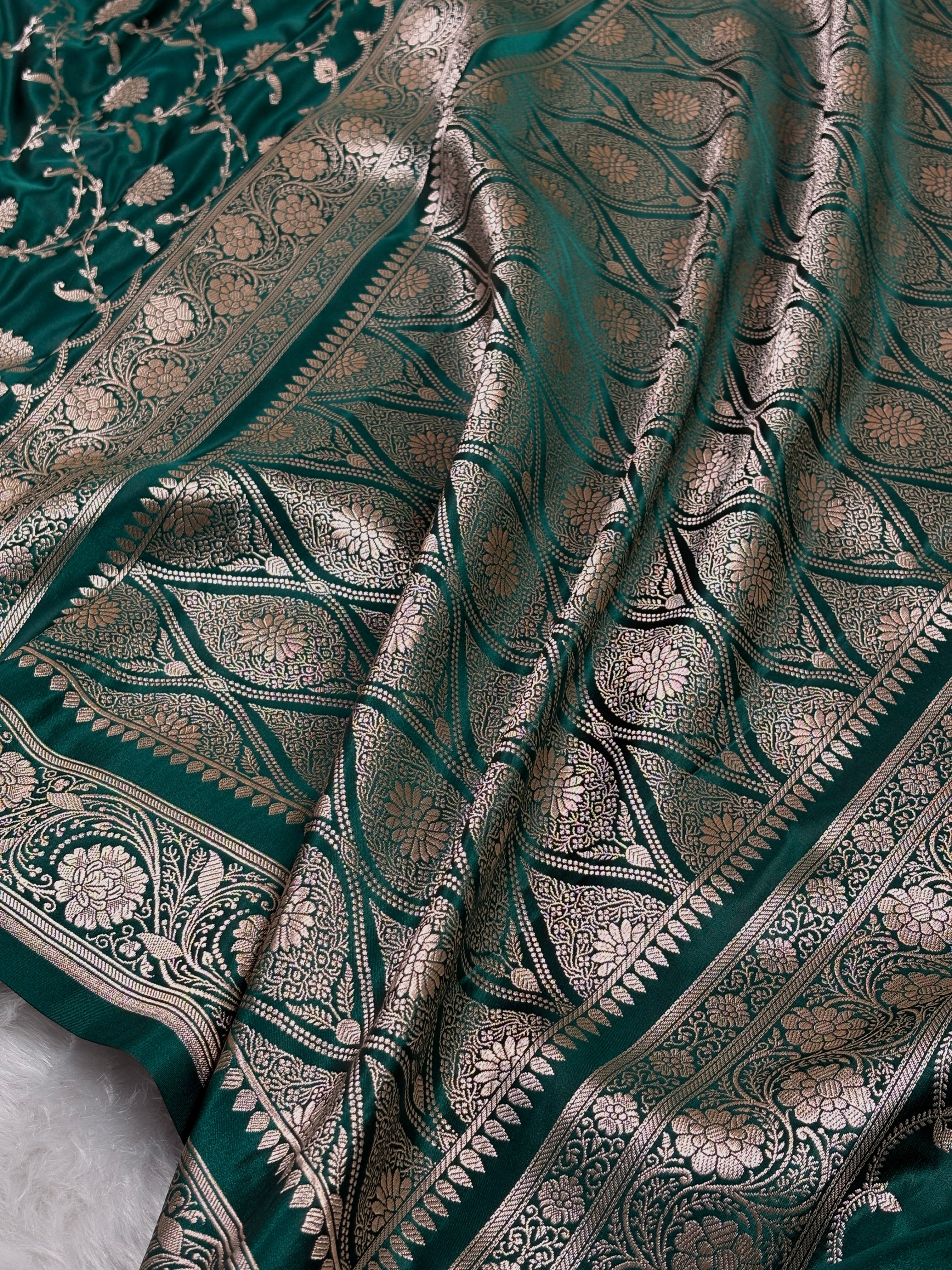 Mashru Katan Banarasi Saree