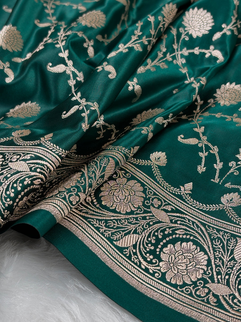 Mashru Katan Banarasi Saree