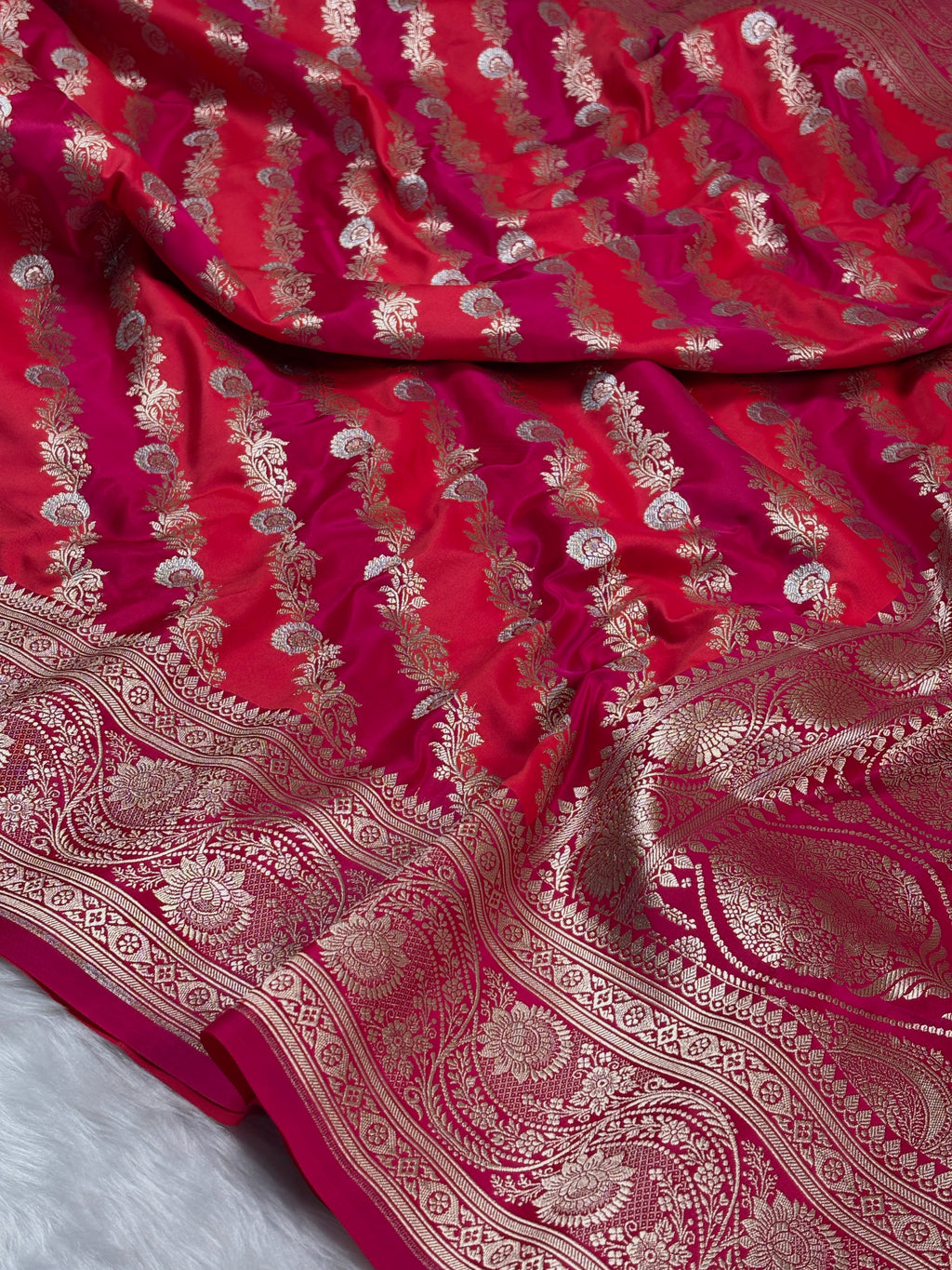 Mashru Katan Rangkat Banarasi Saree