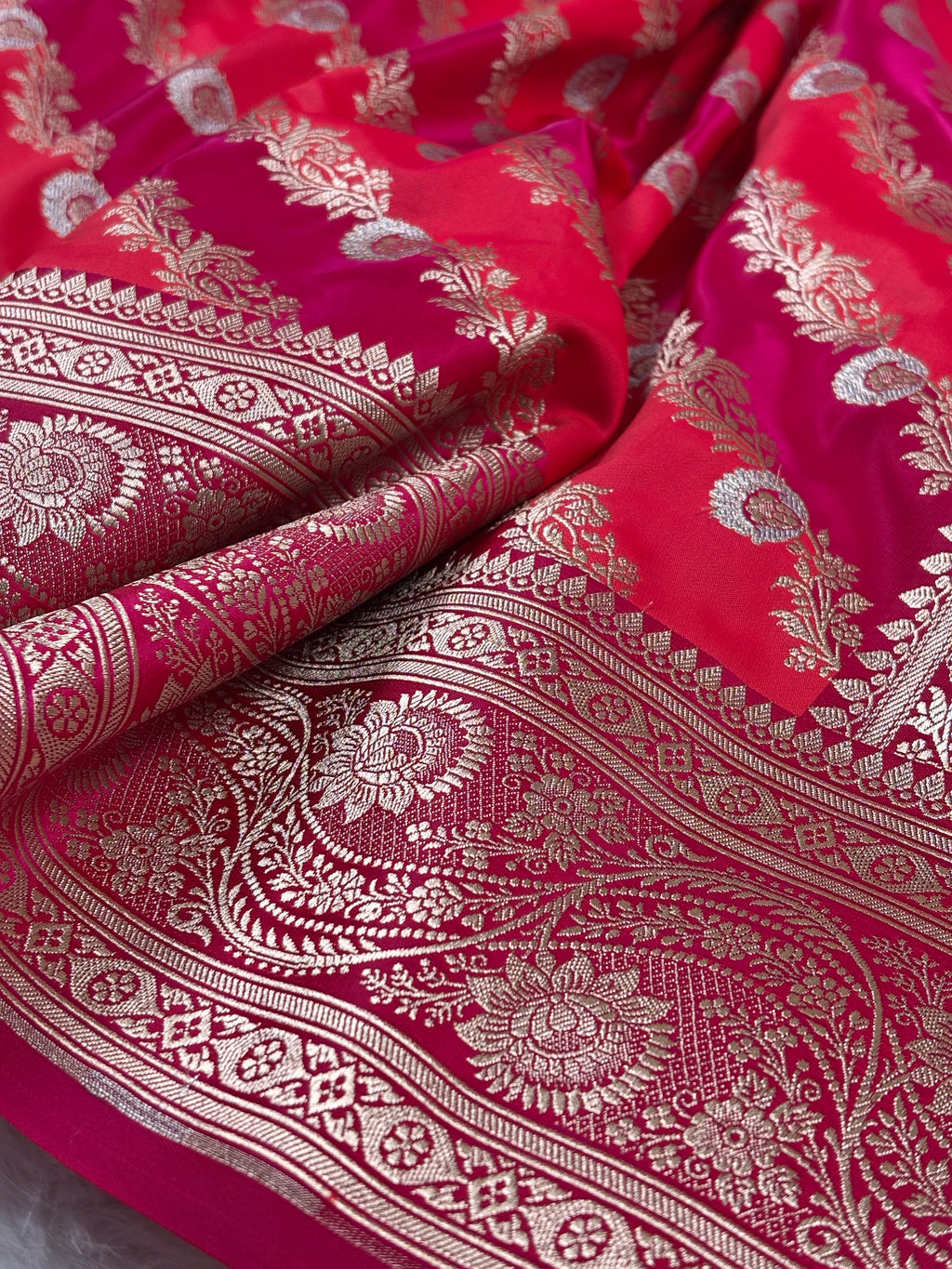 Mashru Katan Rangkat Banarasi Saree