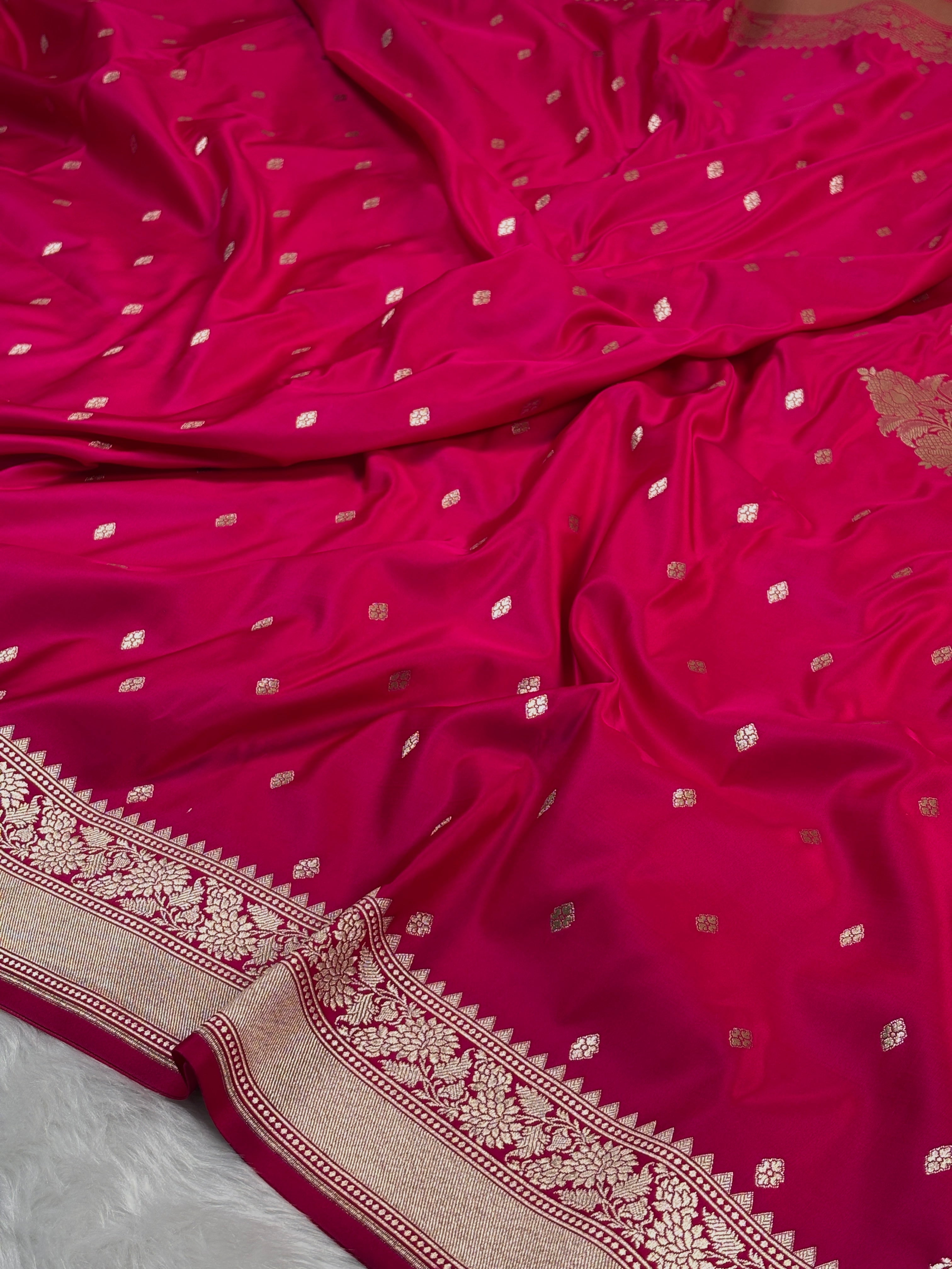 Premium Mashru Katan Banarasi Saree