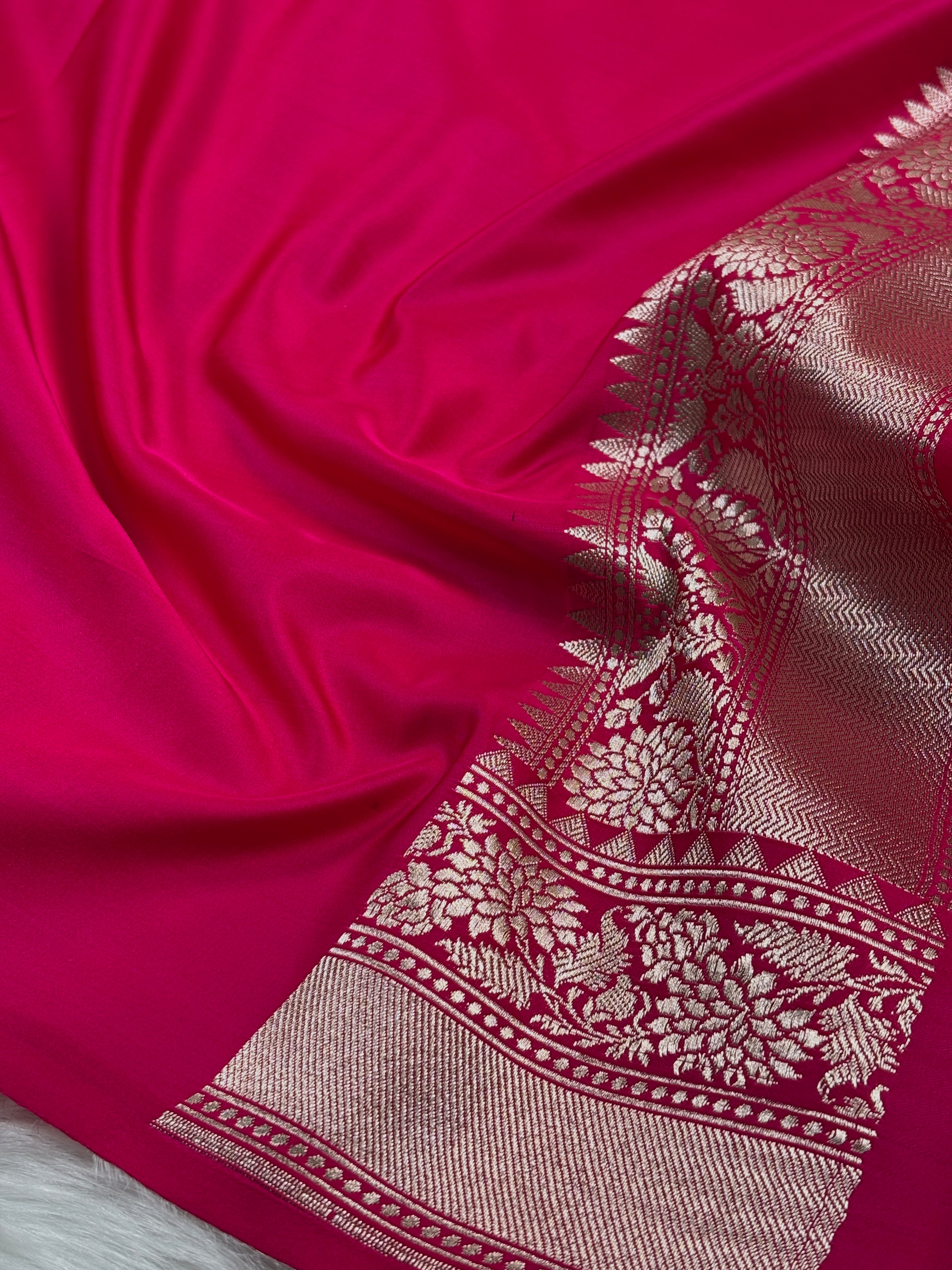 Premium Mashru Katan Banarasi Saree